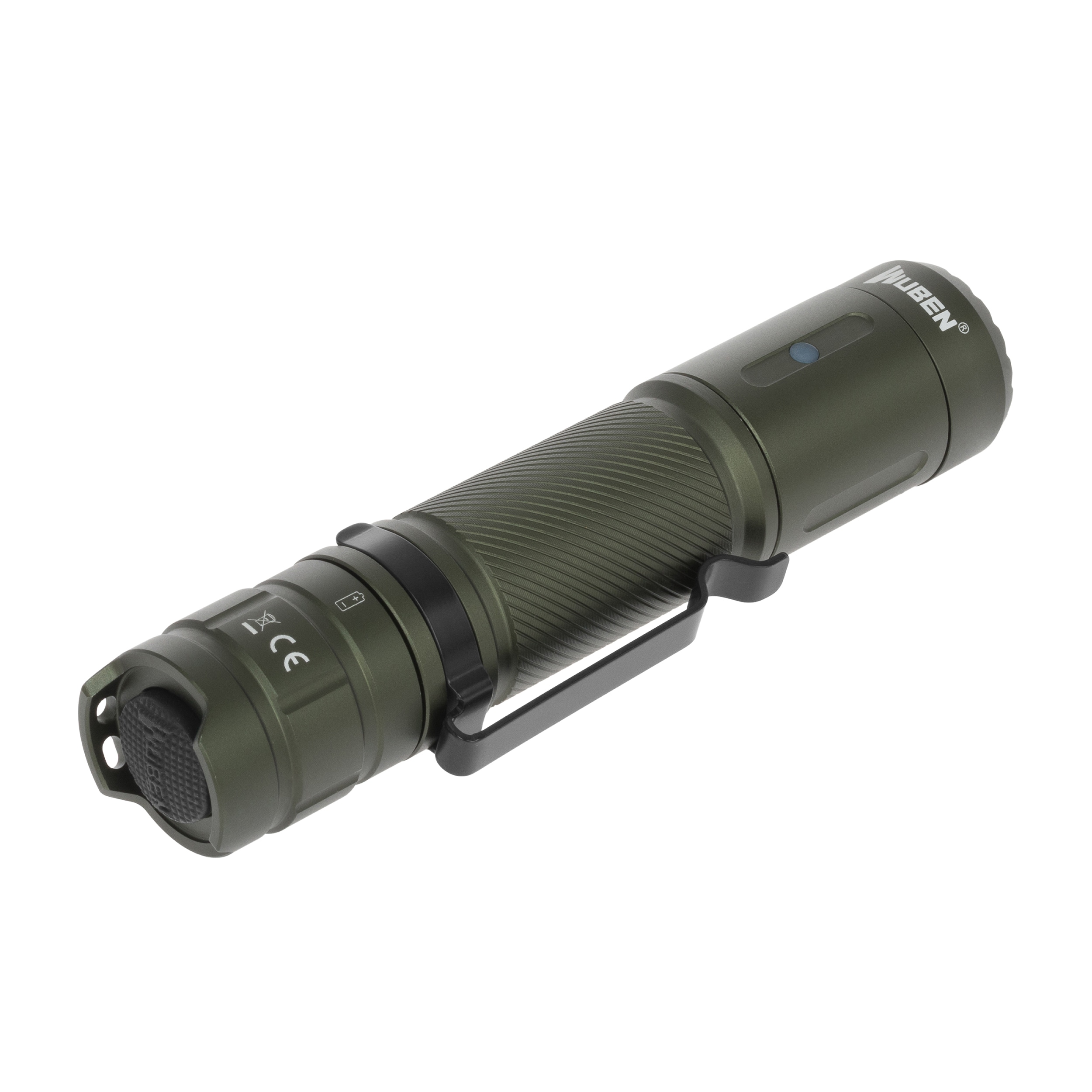 Wuben C3 Army Green Flashlight - 1200 lumens