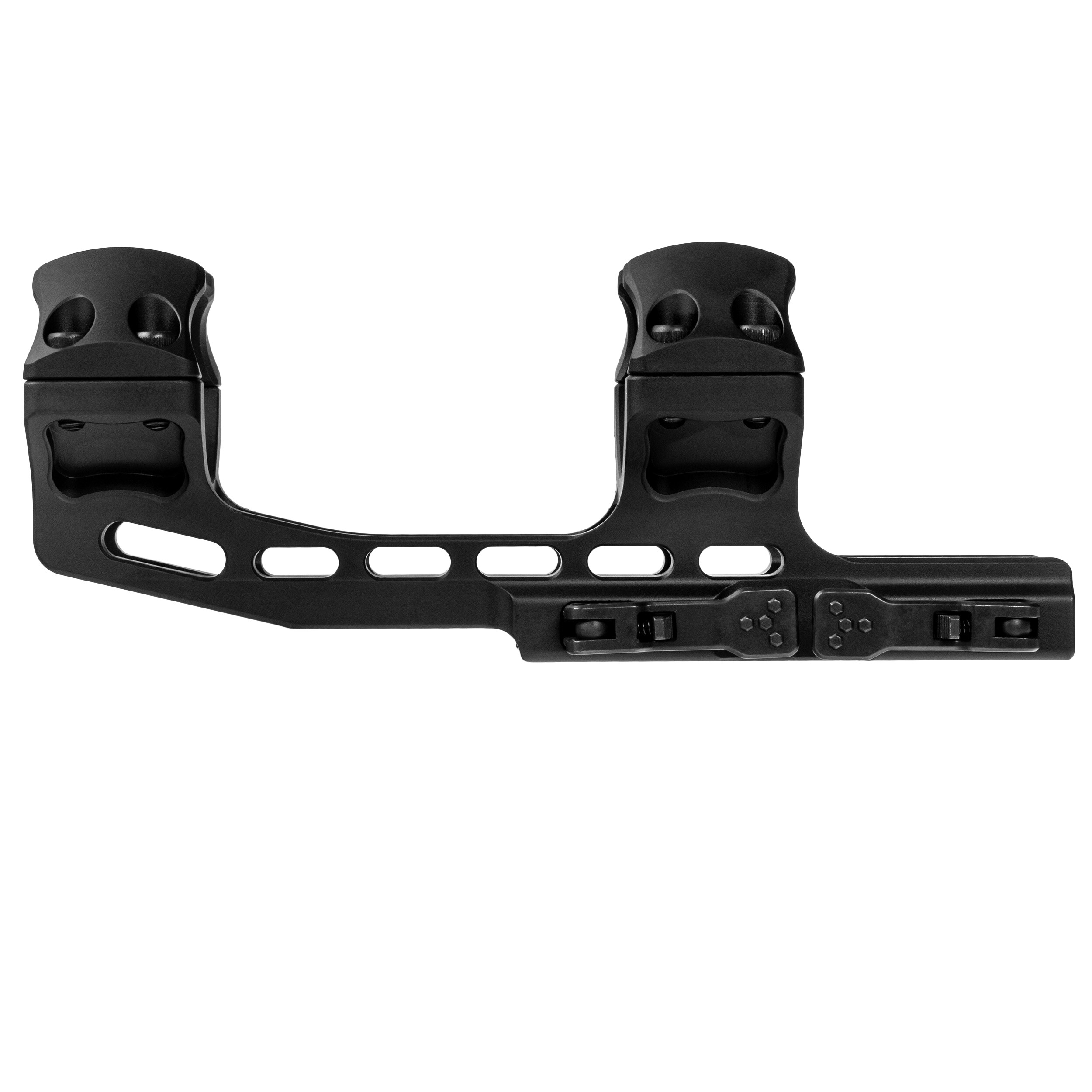Montaż UTG jednoczęściowy Accu-Sync High Profile 30 mm Picatinny Offset 70 mm 20 MOA - Black