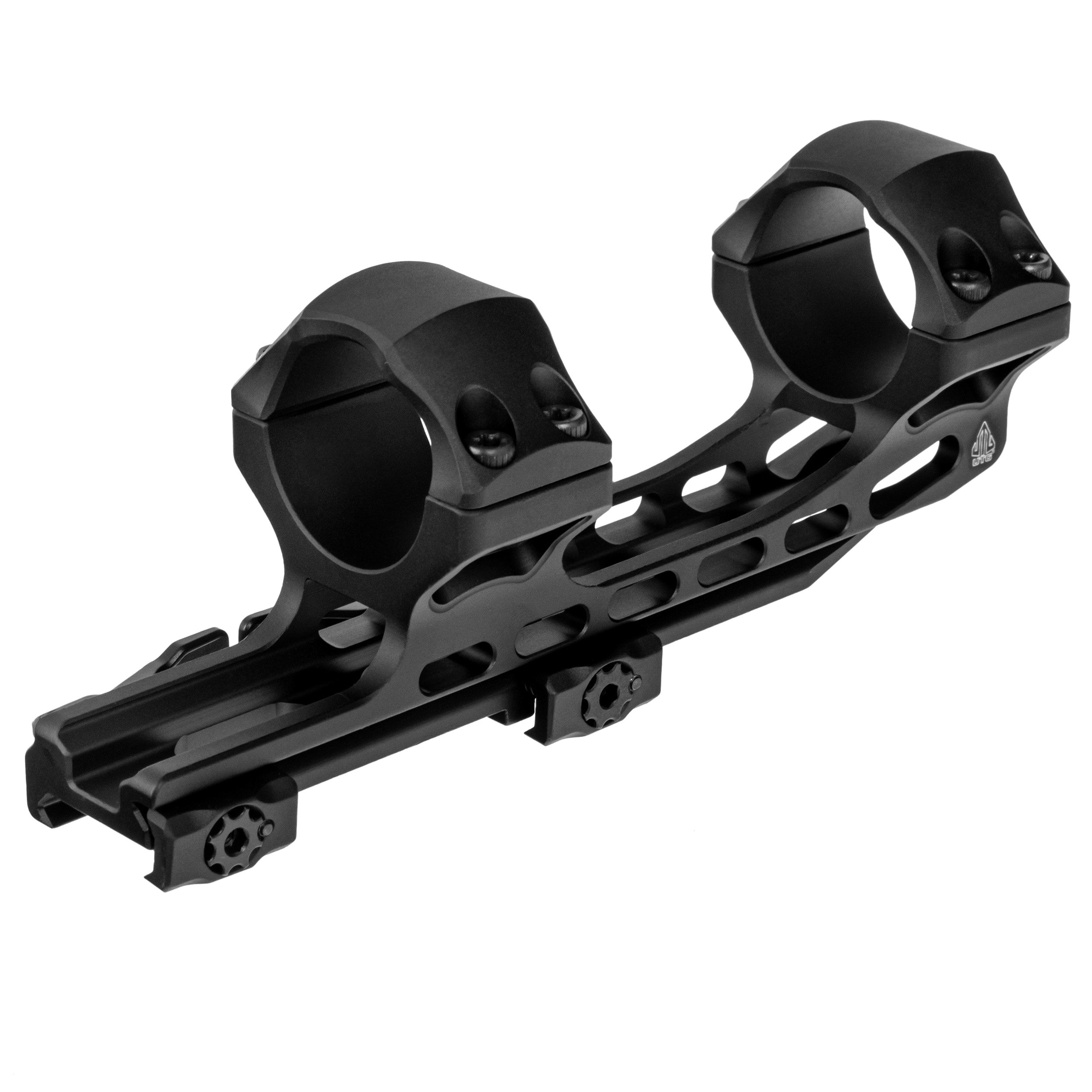 Montaż UTG jednoczęściowy Accu-Sync High Profile 30 mm Picatinny Offset 70 mm 20 MOA - Black