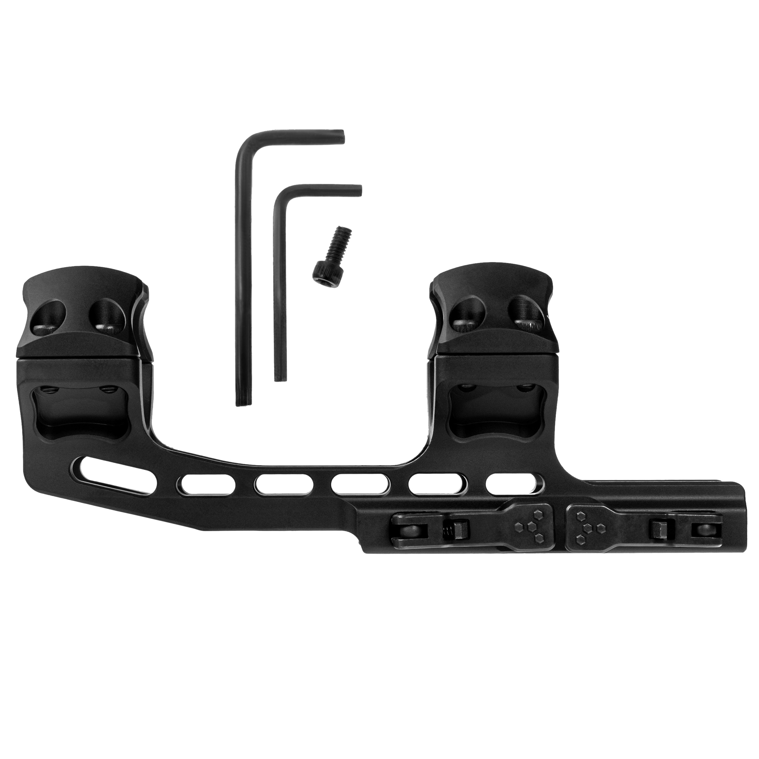 Montaż UTG jednoczęściowy Accu-Sync High Profile 30 mm Picatinny Offset 70 mm 20 MOA - Black