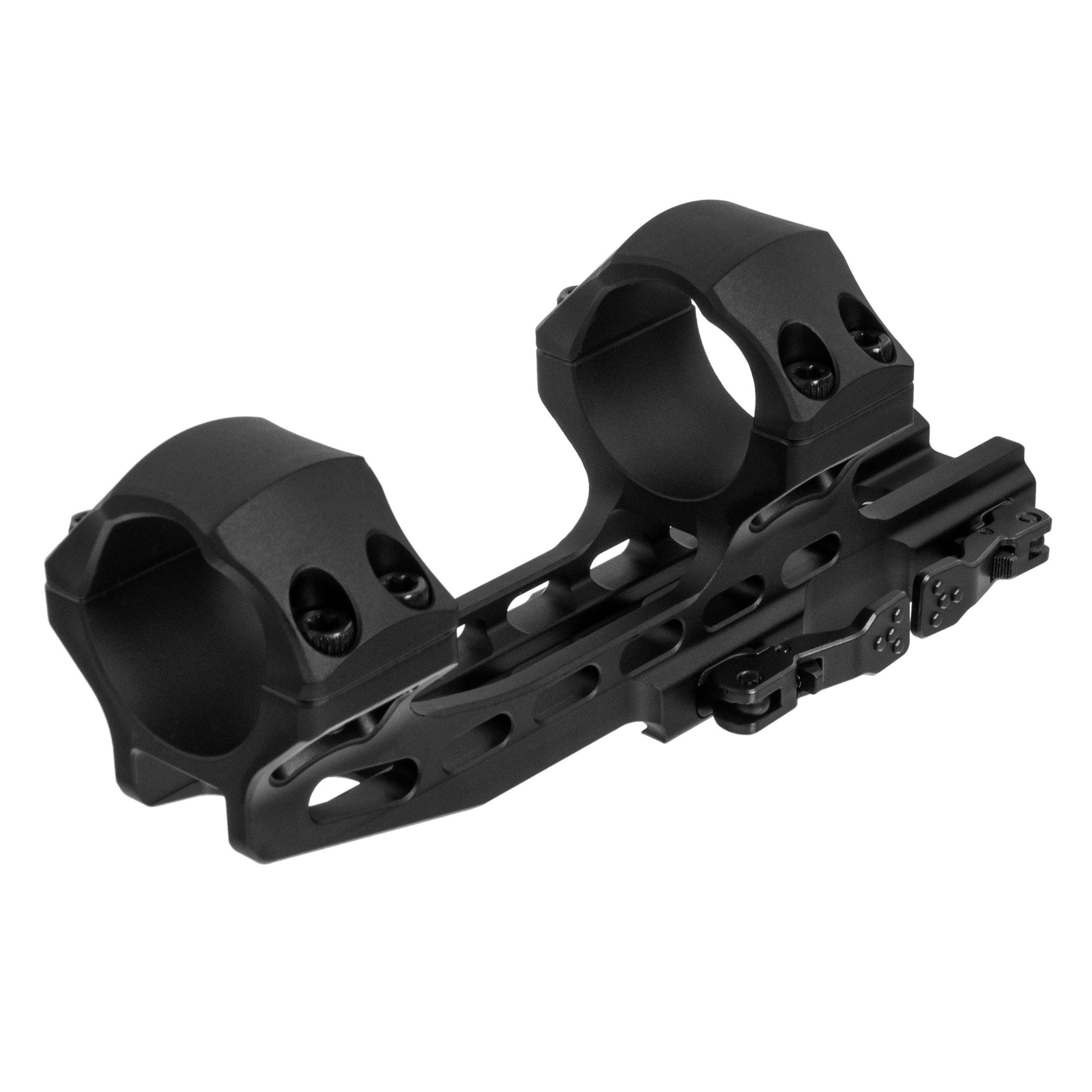 Montaż UTG jednoczęściowy Accu-Sync High Profile 30 mm Picatinny Offset 70 mm 40 MOA - Black