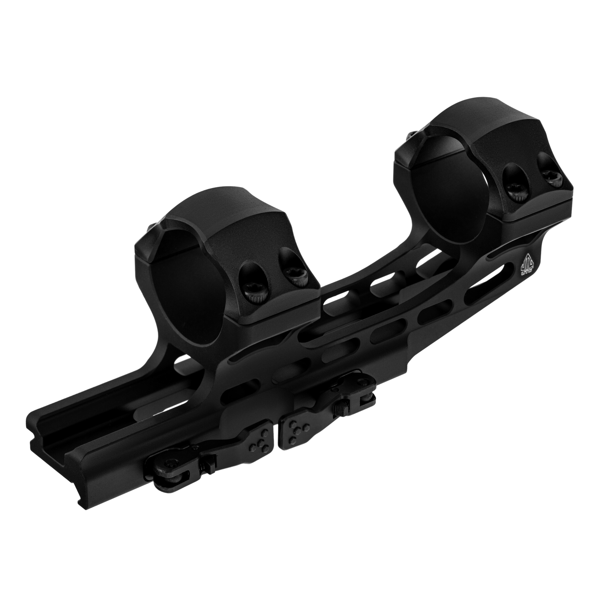Montaż UTG jednoczęściowy Accu-Sync High Profile 30 mm QR Picatinny Offset 50 mm - Black