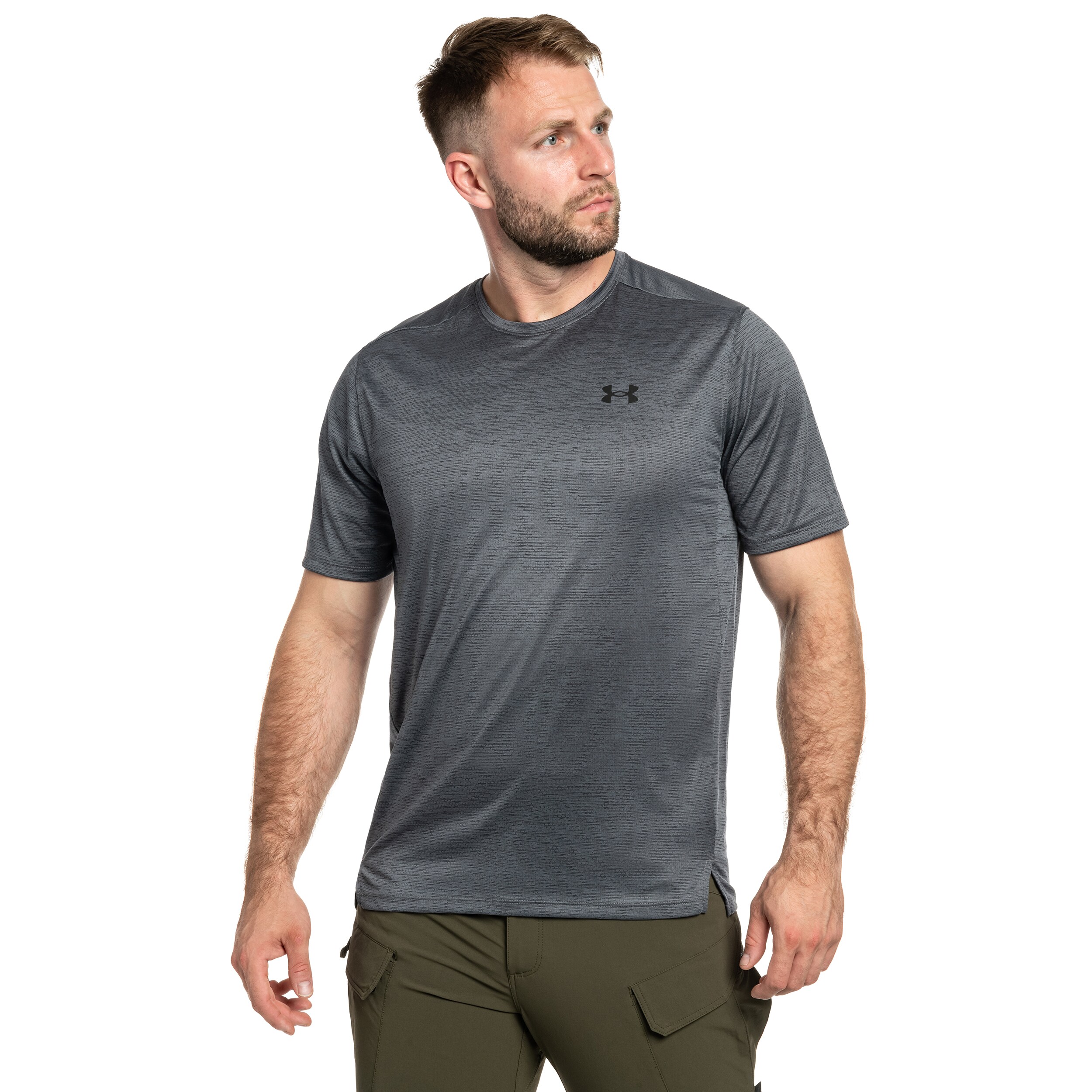 Термоактивна футболка Under Armour UA Tech Vent Short Sleeve - Grey