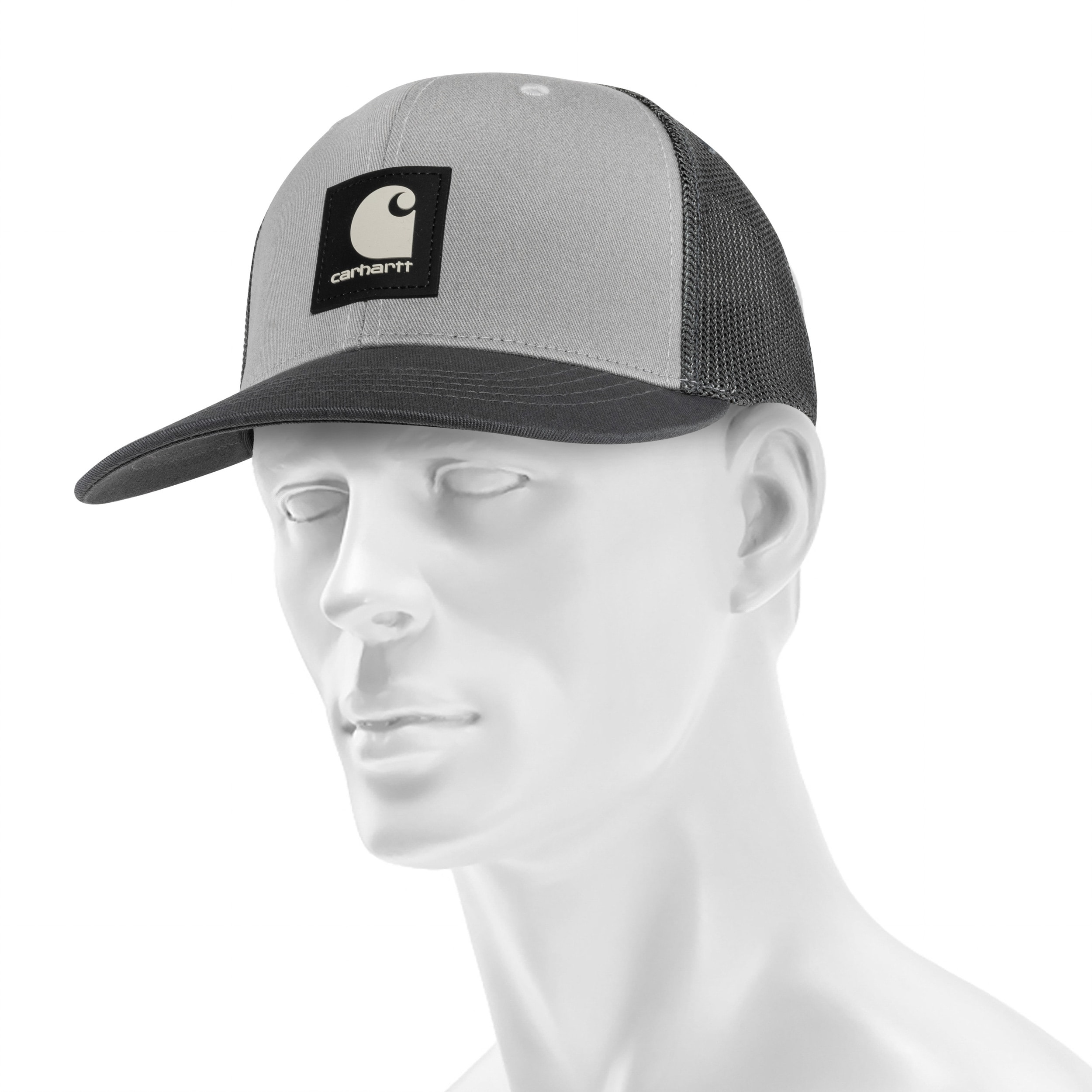 Czapka z daszkiem Carhartt Twill Mesh Back Logo - Asphalt
