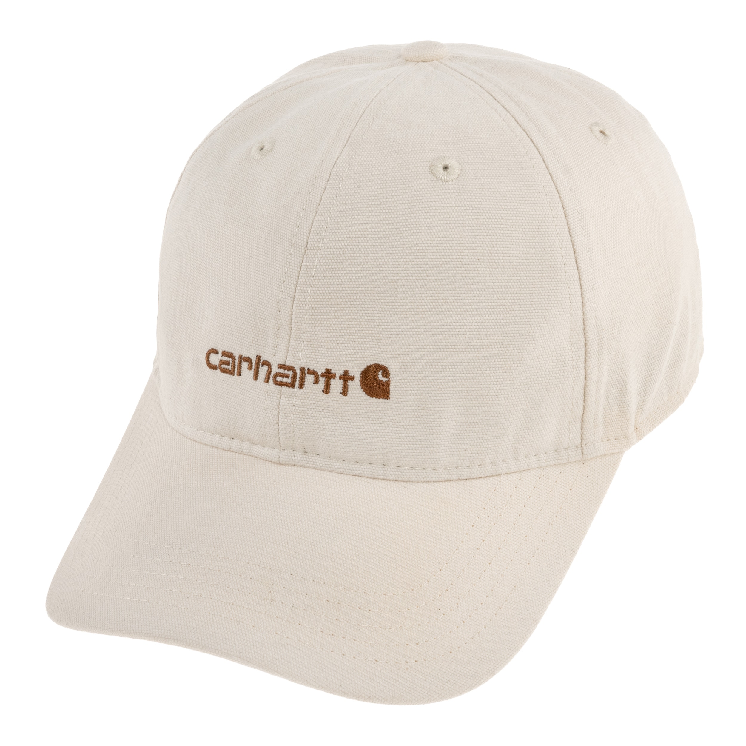 Czapka z daszkiem Carhartt Canvas Embroidered Graphic - Undyed Ecru