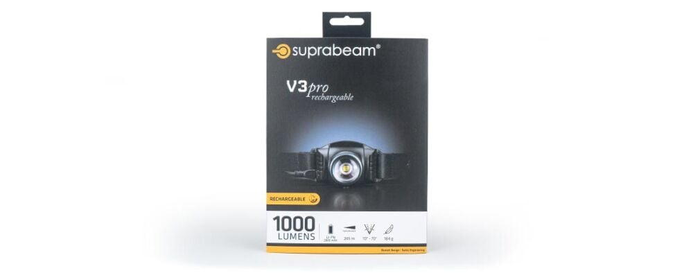 Налобний ліхтарик Suprabeam V3 Pro - 1000 люменів