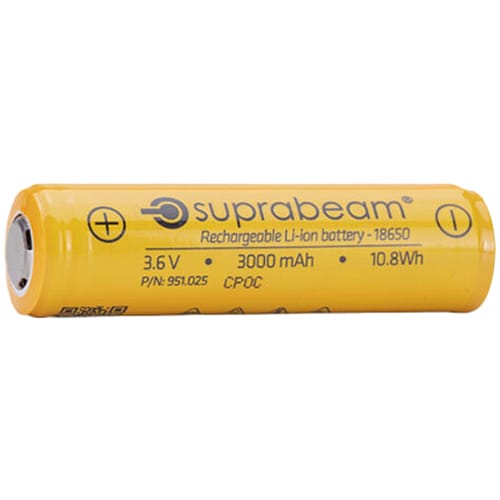 Akumulator 3,6 V Suprabeam Li-Ion 18650 3000 mAh do latarek Q5xr/Q5xrs