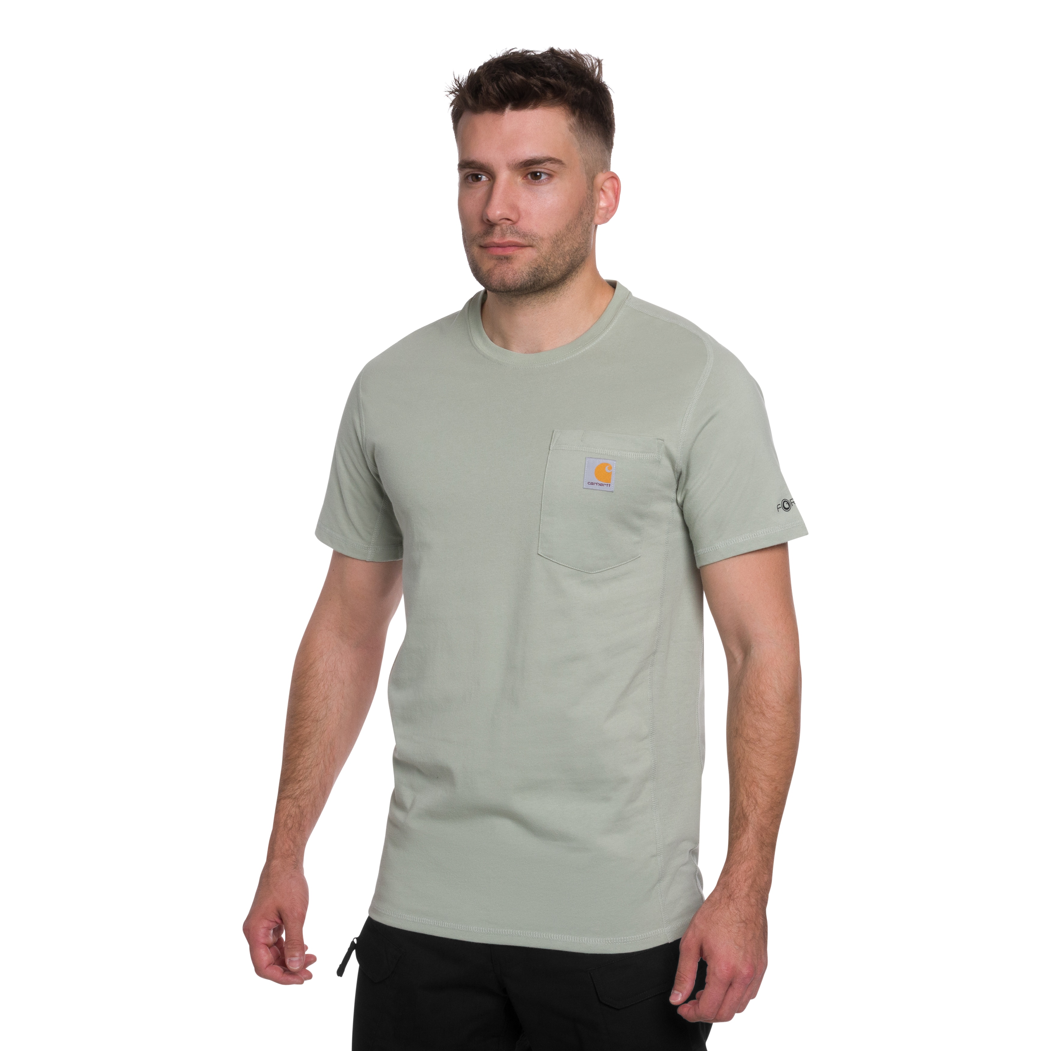 Koszulka Carhartt Force Midweight S/S Pocket - Sage