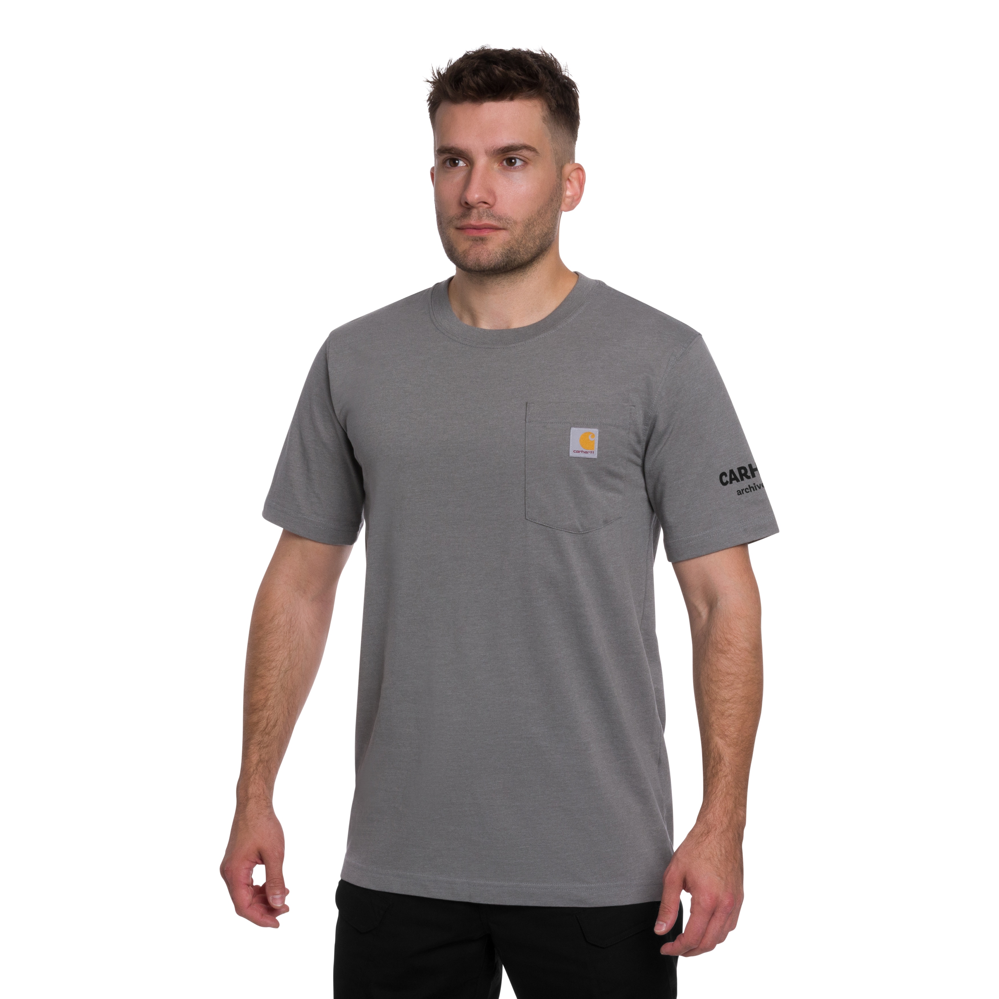 Футболка T-Shirt Carhartt Streetcar Graphic - Weather Ash Heather