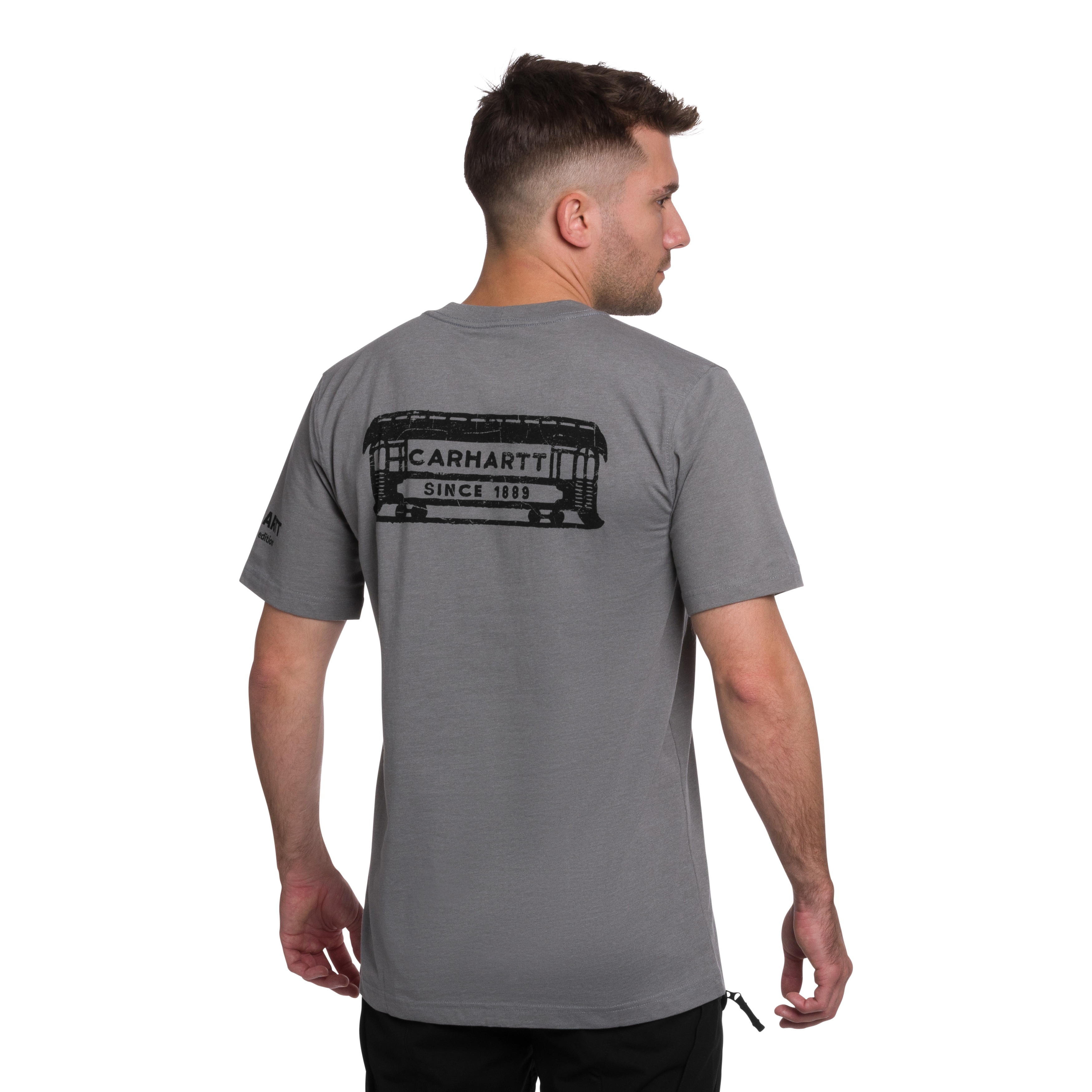 Футболка T-Shirt Carhartt Streetcar Graphic - Weather Ash Heather