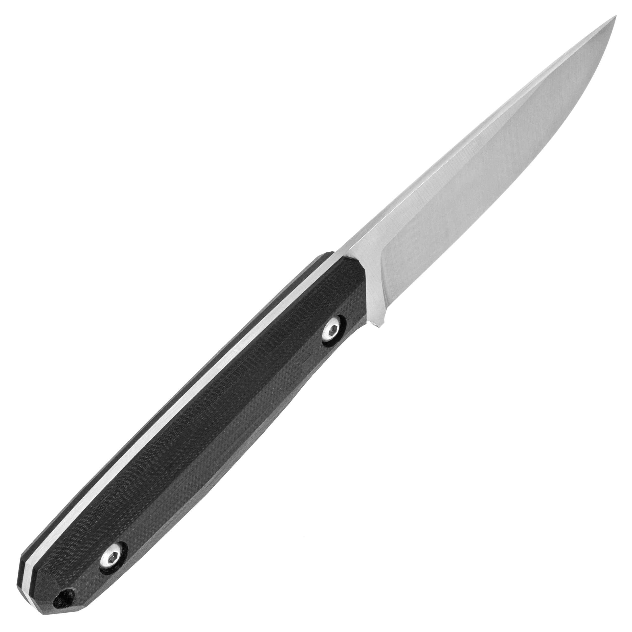Za-Pas Be2 Satin G10 Fixed Blade Knife - Black