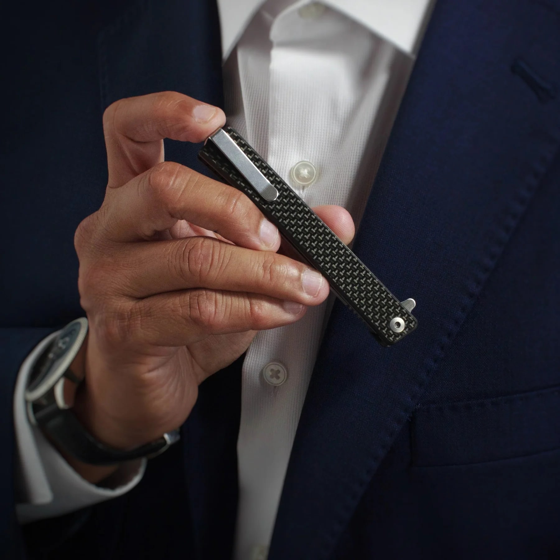 Nóż składany Ocaso Solstice Carbon Fiber - Satin