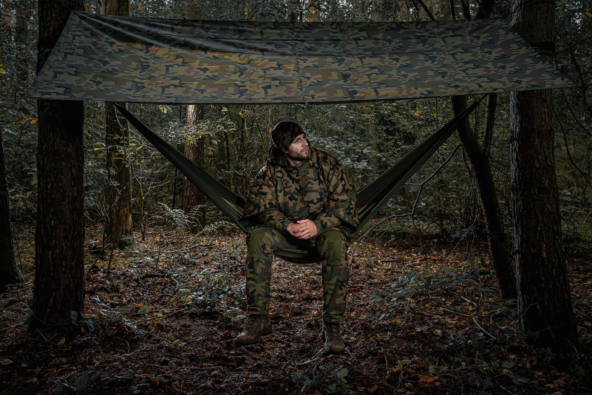 Spodnie Helikon MCDU NyCo Rip-Stop - wz.93 Pantera PL Woodland