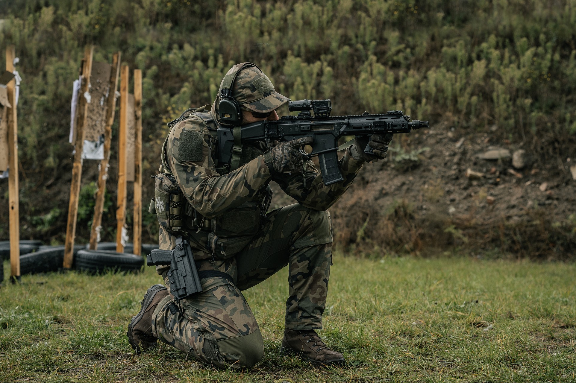 Штани Helikon-Tex MCDU NyCo Rip-Stop - wz.93 Pantera PL Woodland