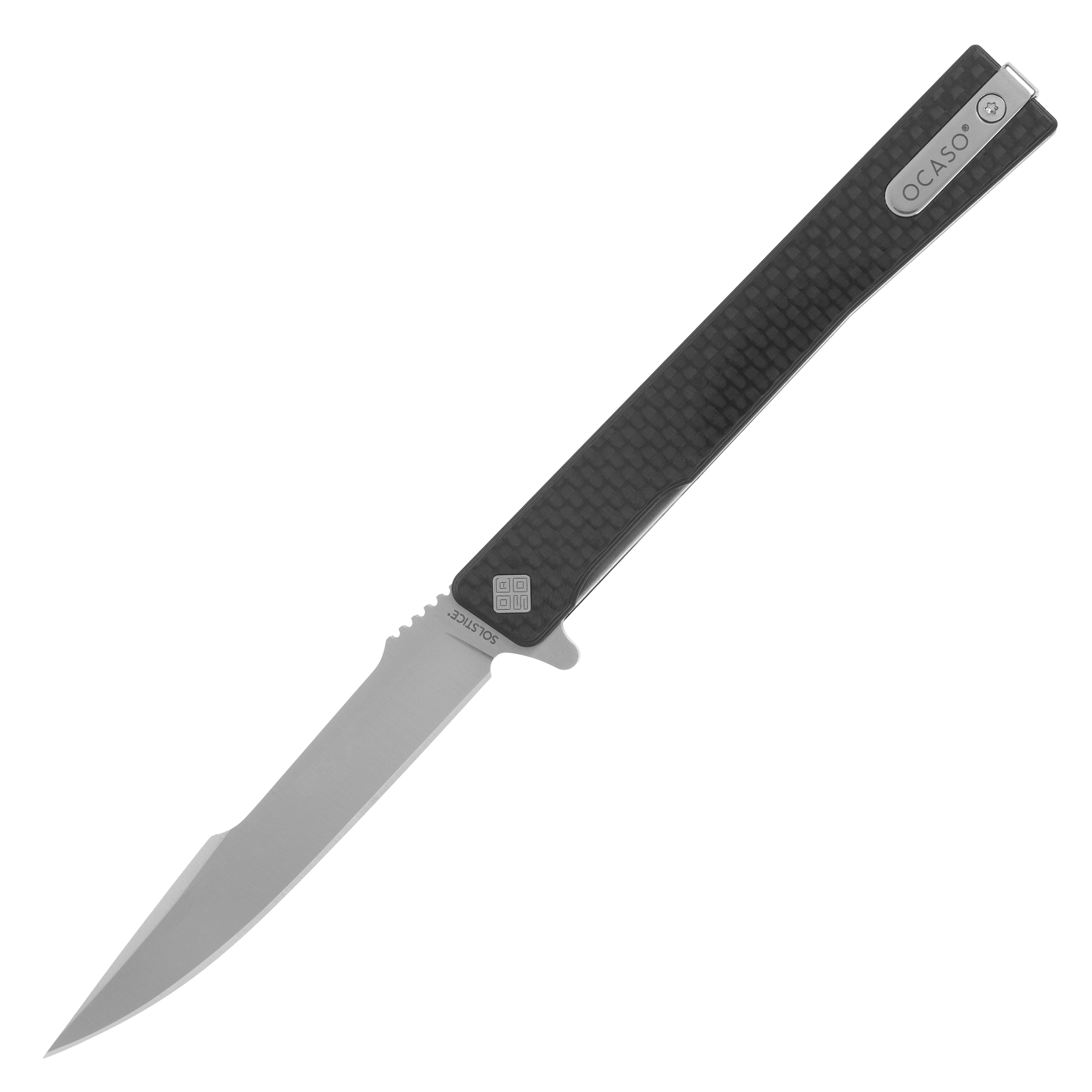 Nóż składany Ocaso Solstice Harpoon Carbon Fiber - Satin