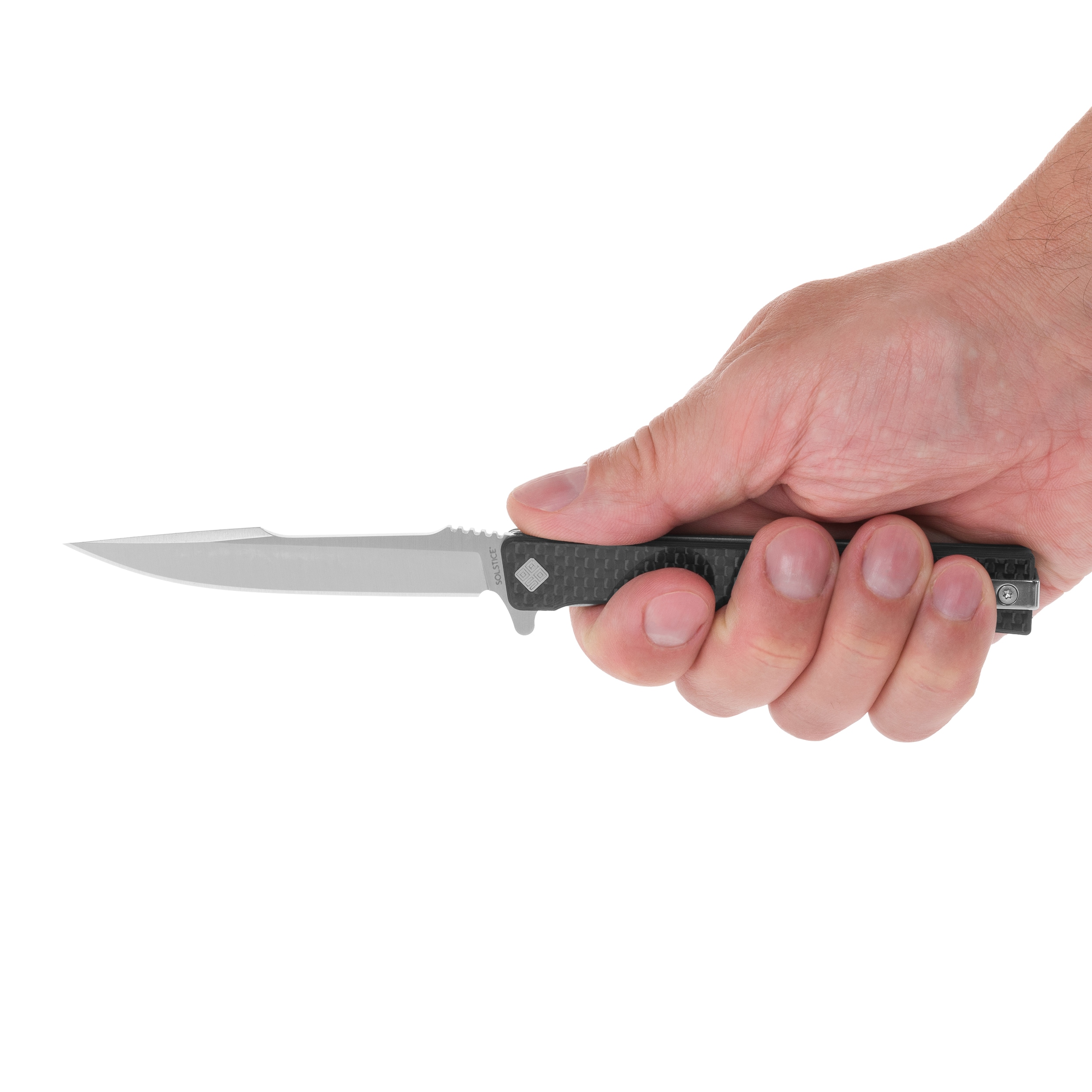Nóż składany Ocaso Solstice Harpoon Carbon Fiber - Satin