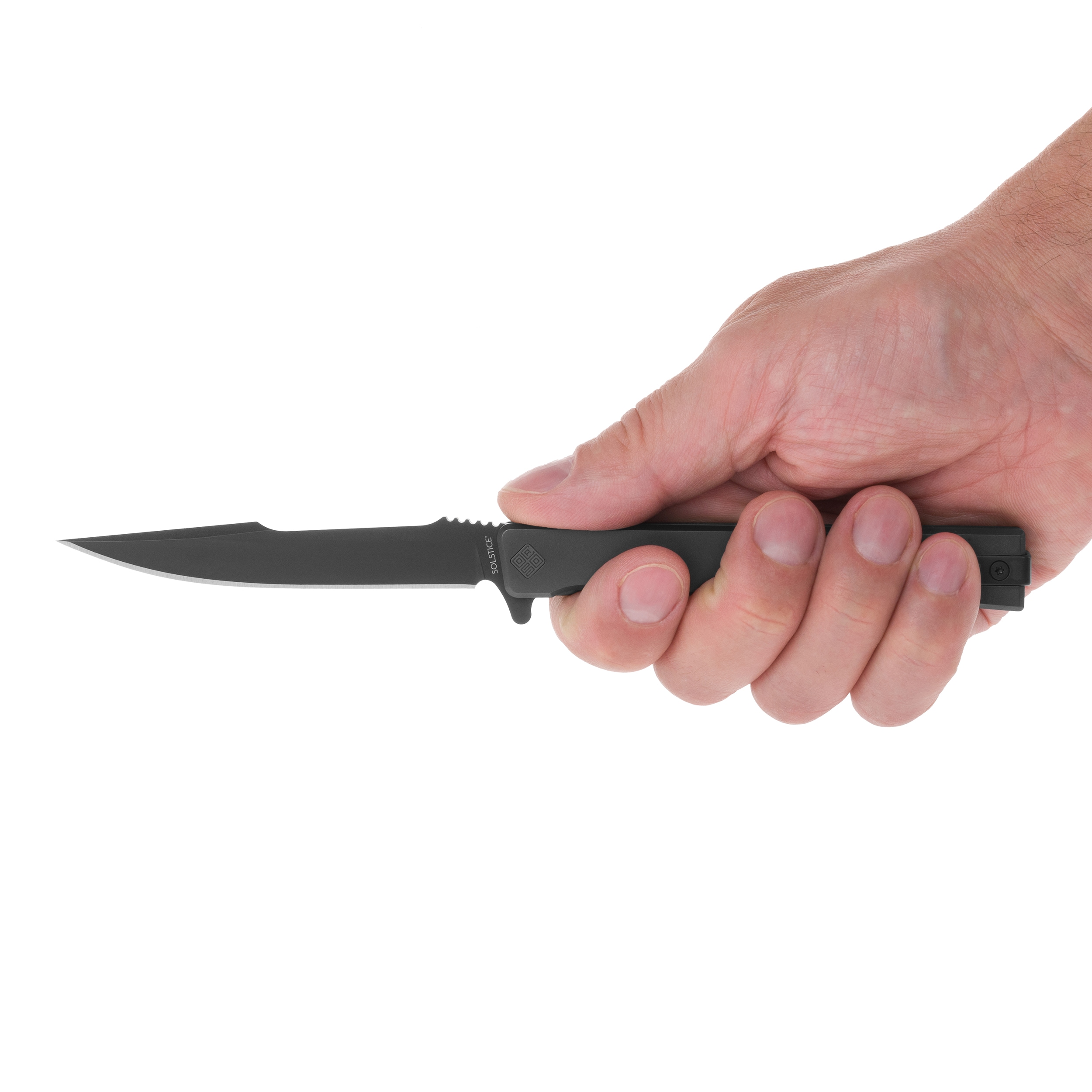 Nóż składany Ocaso Solstice Harpoon Titanium - Black
