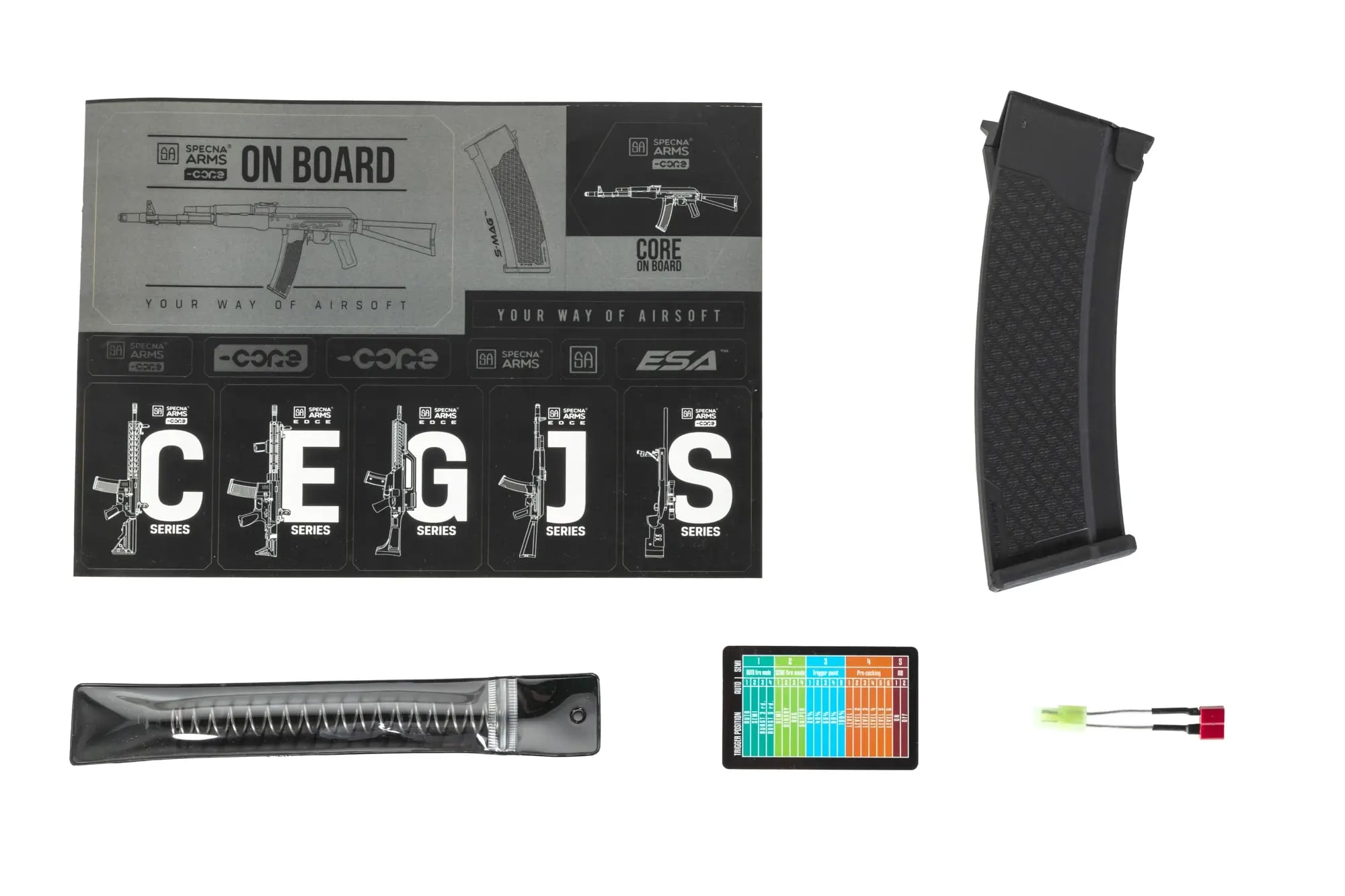 Штурмова гвинтівка AEG Specna Arms SA-J77 CORE HAL ETU Gen. 2 - Black