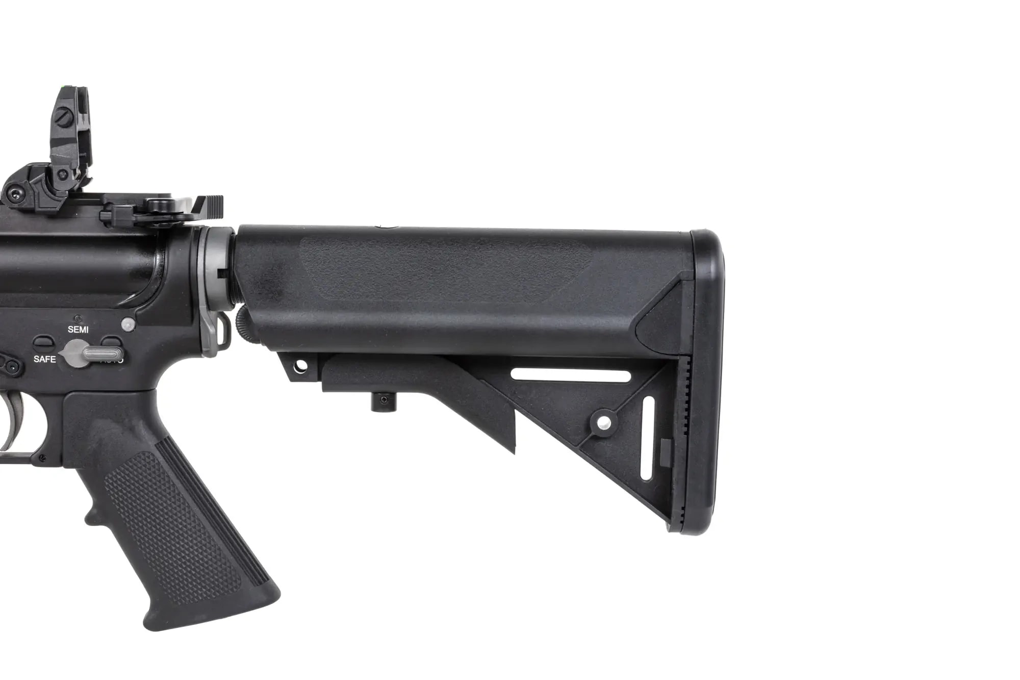 Karabinek szturmowy GBB SRC Dual Power SR4 Zaros-S z magazynkiem CO2 - Black