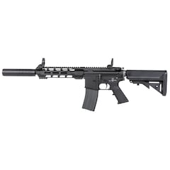 Karabinek szturmowy GBB SRC Dual Power SR4 Zaros-S z magazynkiem CO2 - Black