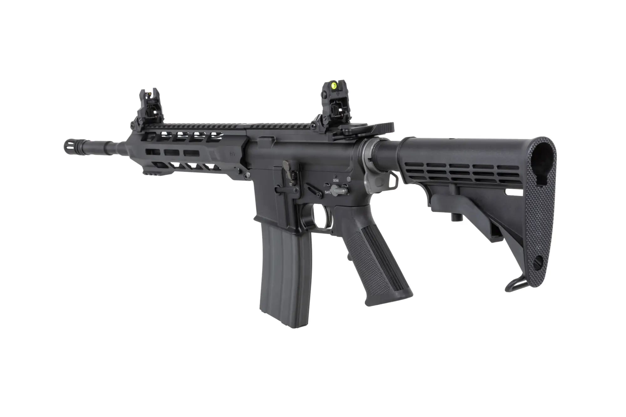 Штурмова гвинтівка GBB SRC Dual Power SR4 Zaros з магазином Green Gas - Black