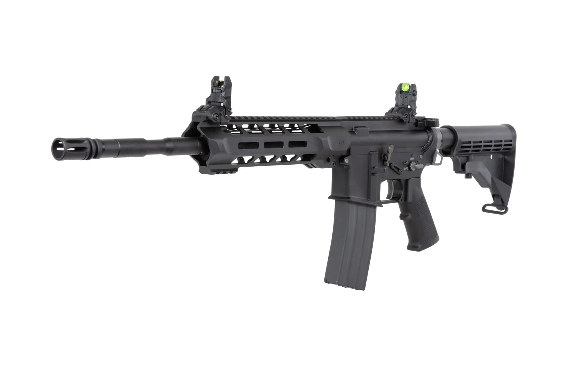 Штурмова гвинтівка GBB SRC Dual Power SR4 Zaros з магазином Green Gas - Black