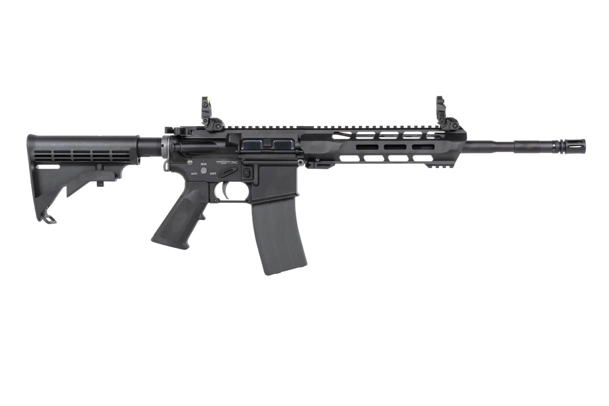 Karabinek szturmowy GBB SRC Dual Power SR4 Zaros z magazynkiem CO2 - Black
