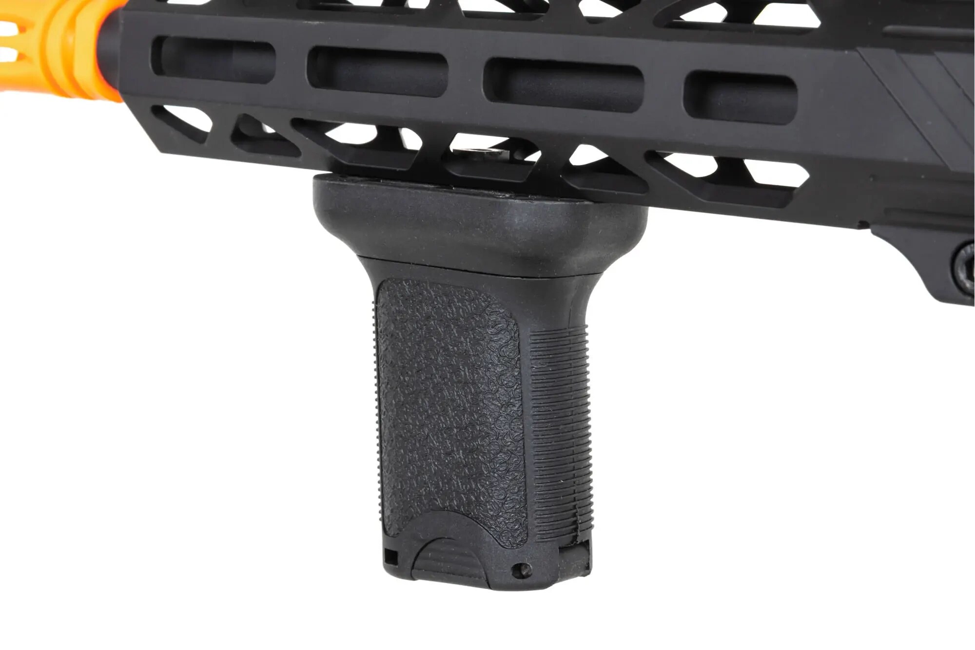 Karabinek szturmowy AEG Specna Arms RRA SA-E25 HAL ETU z pomarańczowym urządzeniem wylotowym - Black
