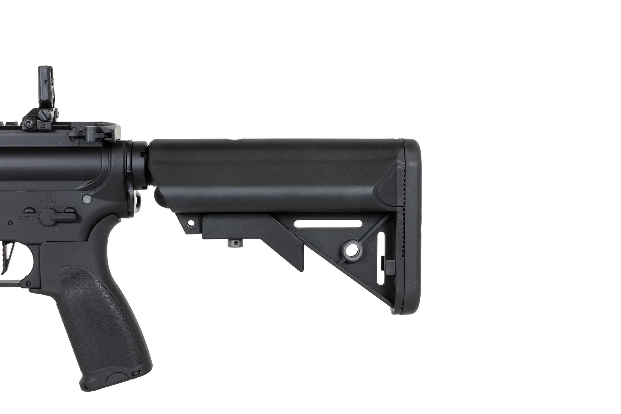 Karabinek szturmowy AEG Specna Arms RRA SA-E25 HAL ETU z pomarańczowym urządzeniem wylotowym - Black