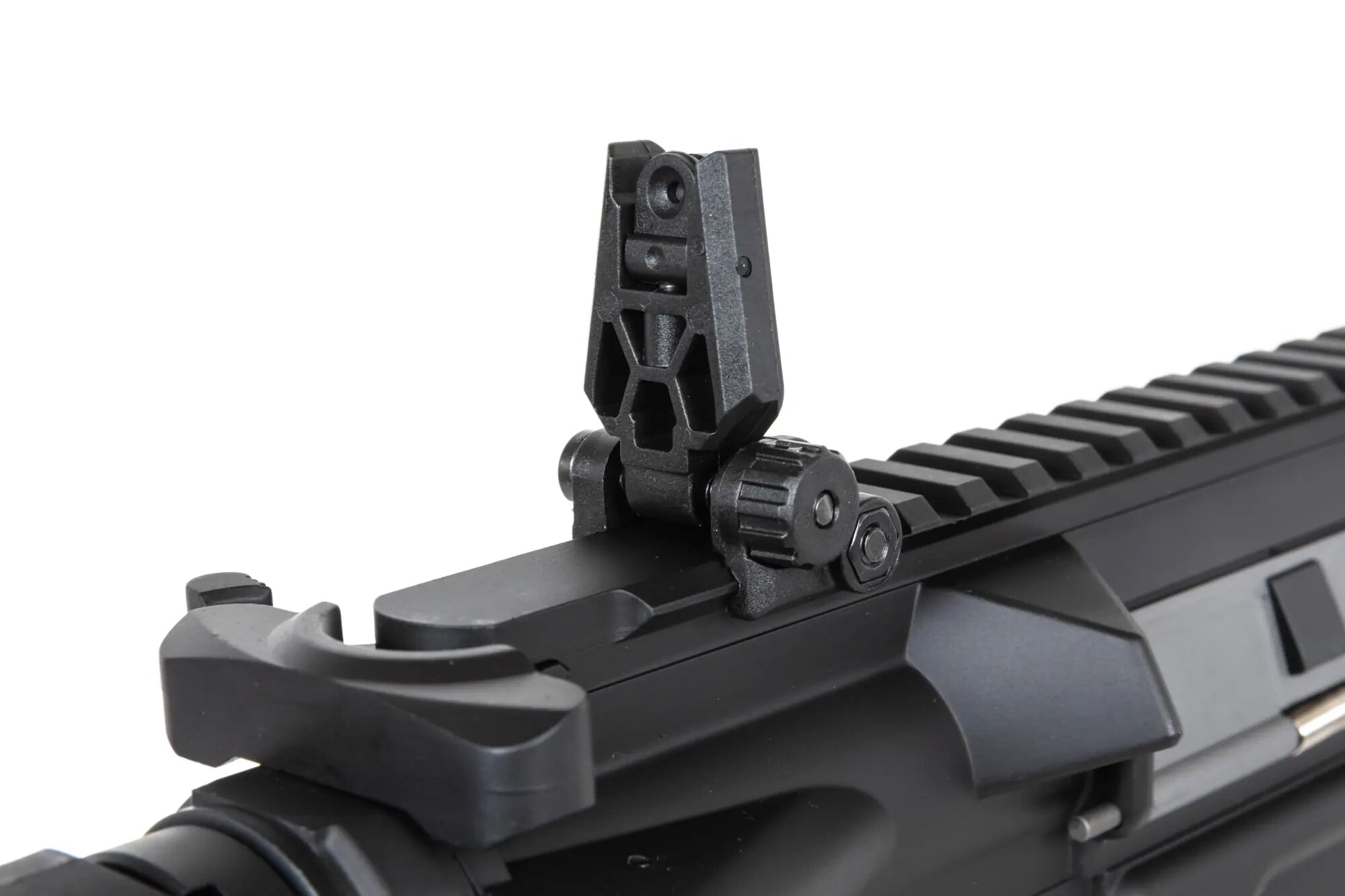 Karabinek szturmowy AEG Specna Arms RRA SA-E25 HAL ETU z pomarańczowym urządzeniem wylotowym - Black