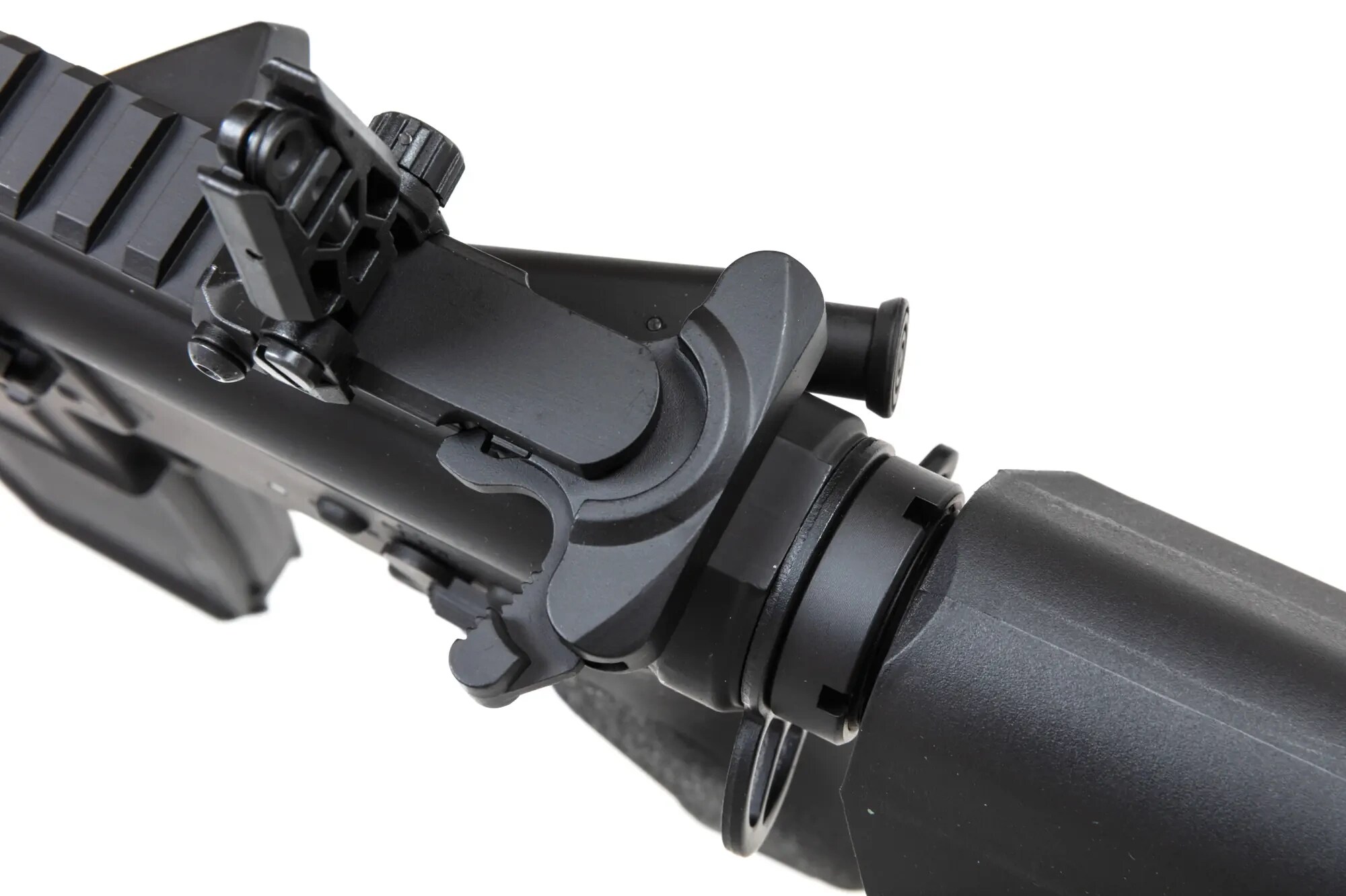 Karabinek szturmowy AEG Specna Arms RRA SA-E25 HAL ETU z pomarańczowym urządzeniem wylotowym - Black