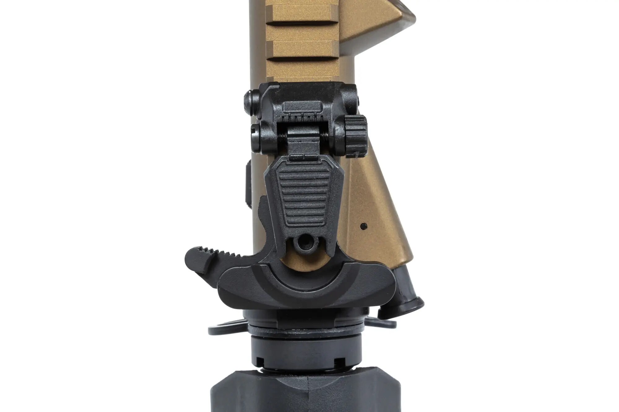 Karabinek szturmowy AEG Specna Arms RRA SA-E25 HAL ETU z pomarańczowym urządzeniem wylotowym - Chaos Bronze