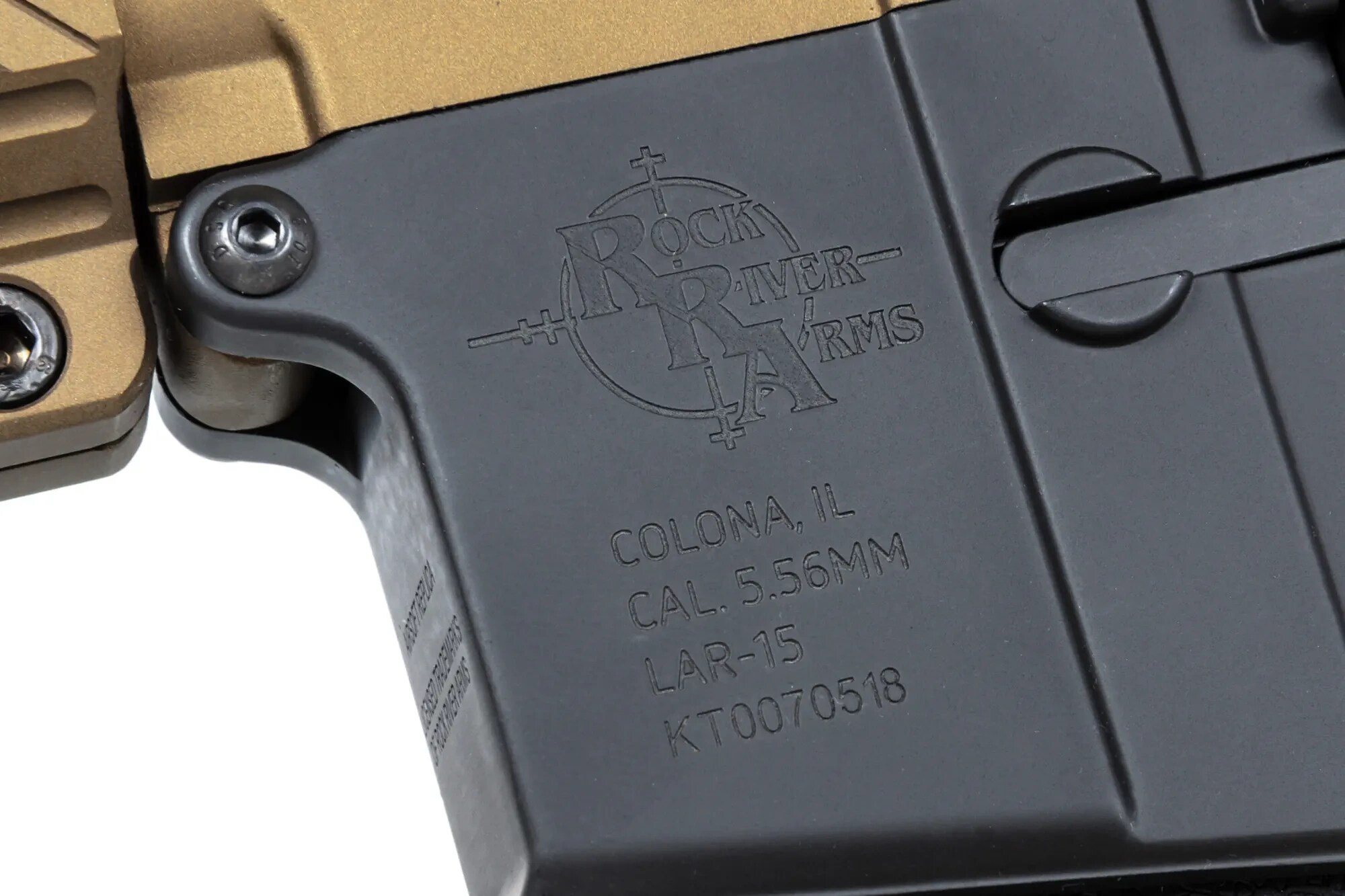 Karabinek szturmowy AEG Specna Arms RRA SA-E25 HAL ETU z pomarańczowym urządzeniem wylotowym - Chaos Bronze