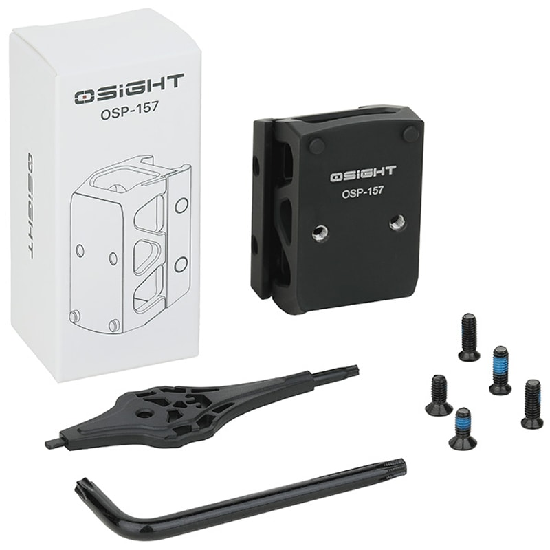 Adapter Olight Hi Mount Picatinny do kolimatora Osight - Black