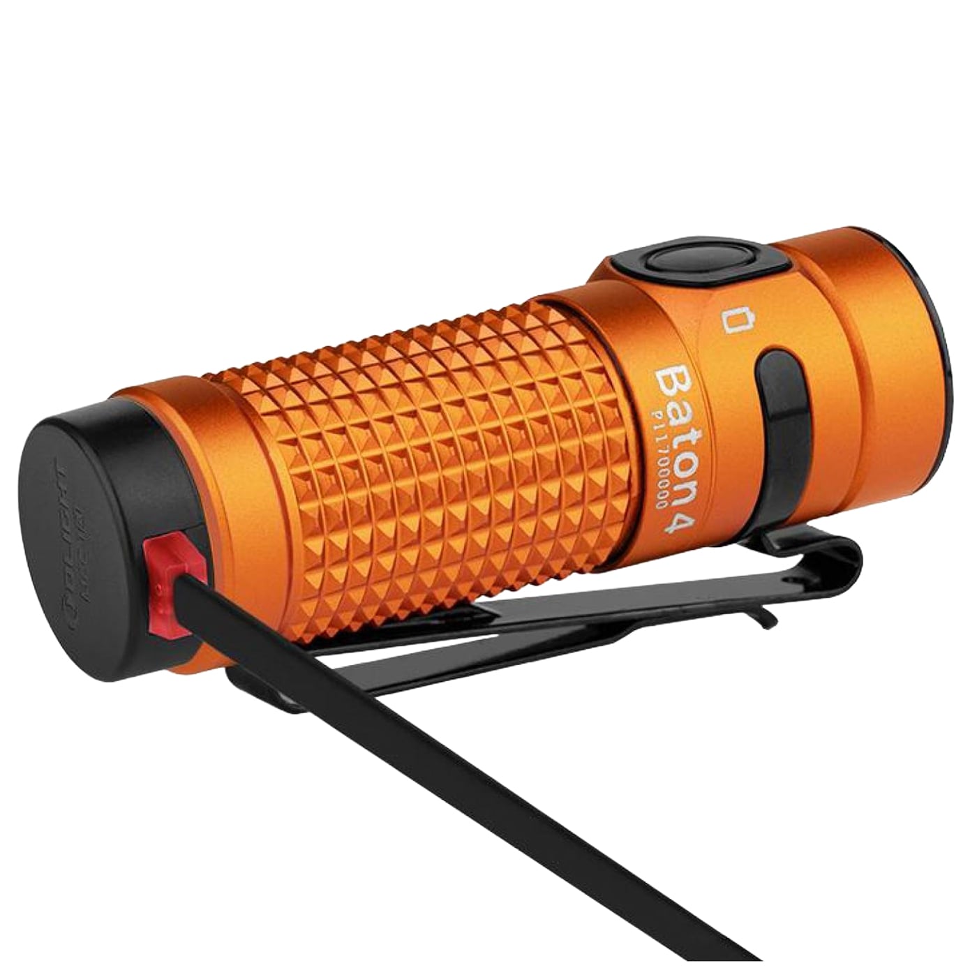 Latarka akumulatorowa Olight Baton 4 Orange - 1300 lumenów