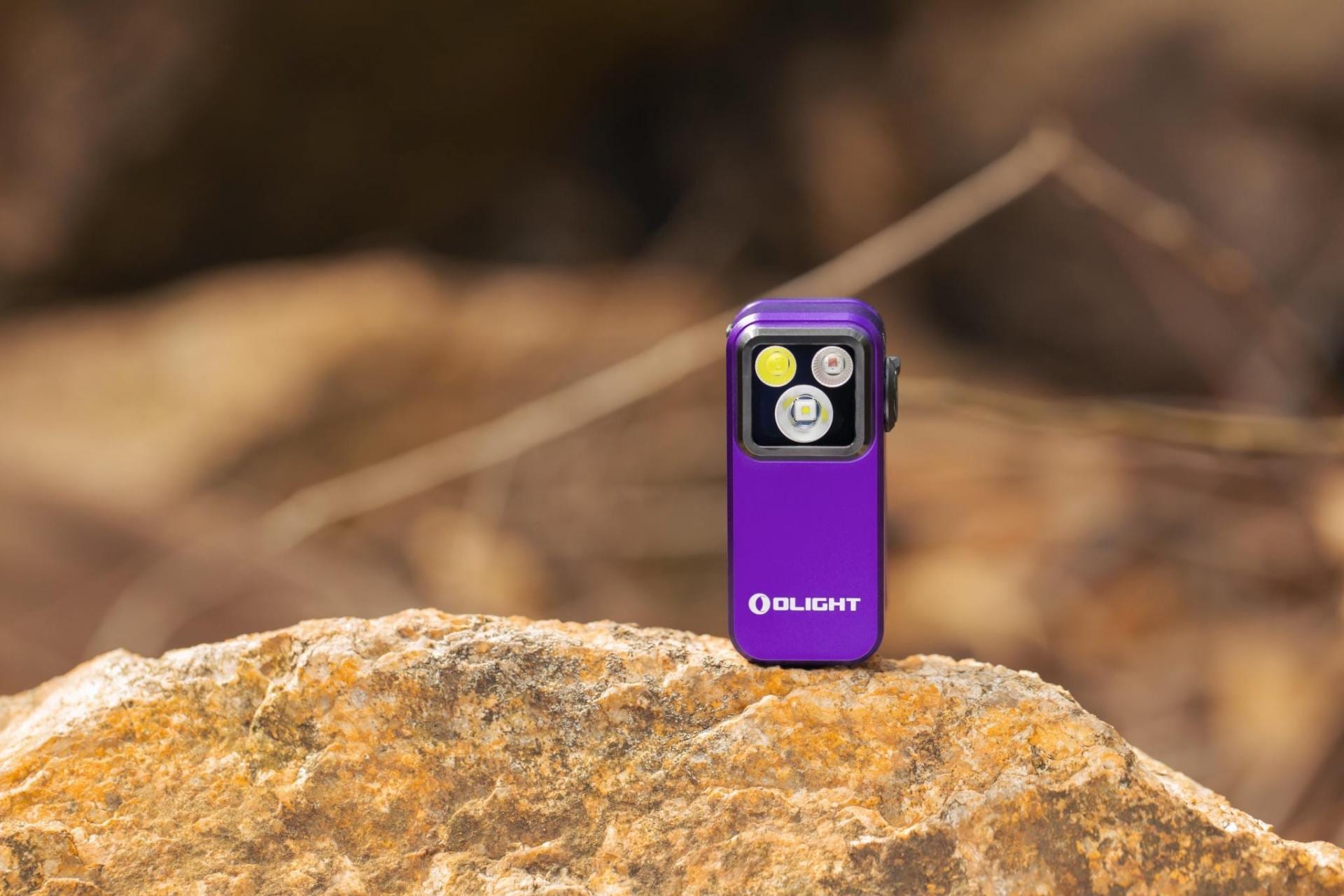 Акумуляторний ліхтарик Olight Oclip Pro Purple - 500 люменів