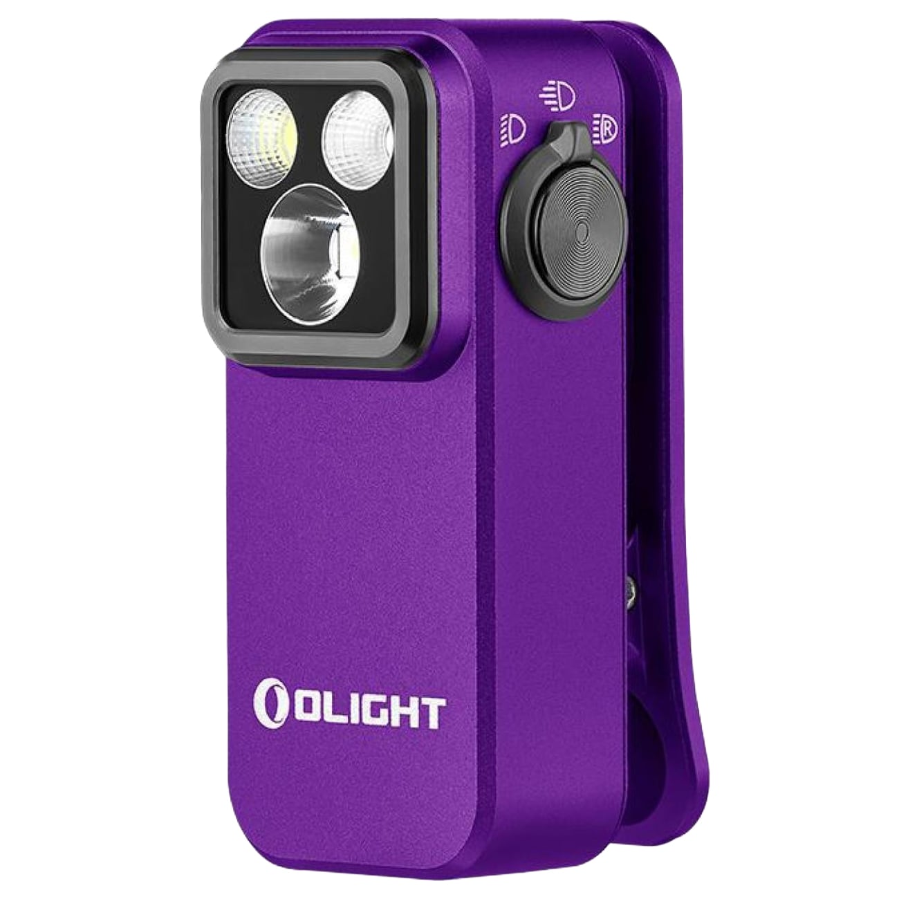 Акумуляторний ліхтарик Olight Oclip Pro Purple - 500 люменів