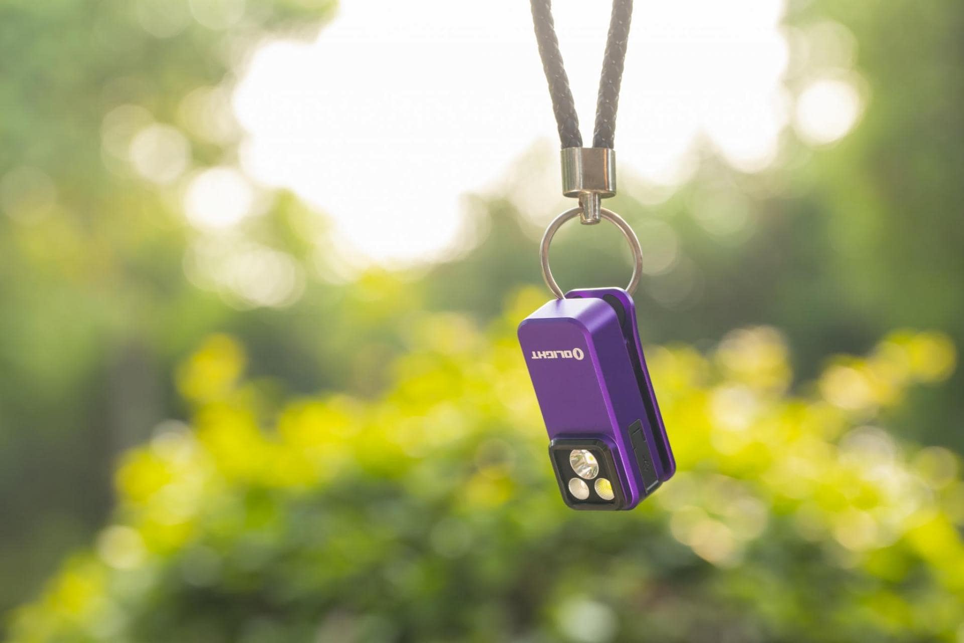 Акумуляторний ліхтарик Olight Oclip Pro Purple - 500 люменів