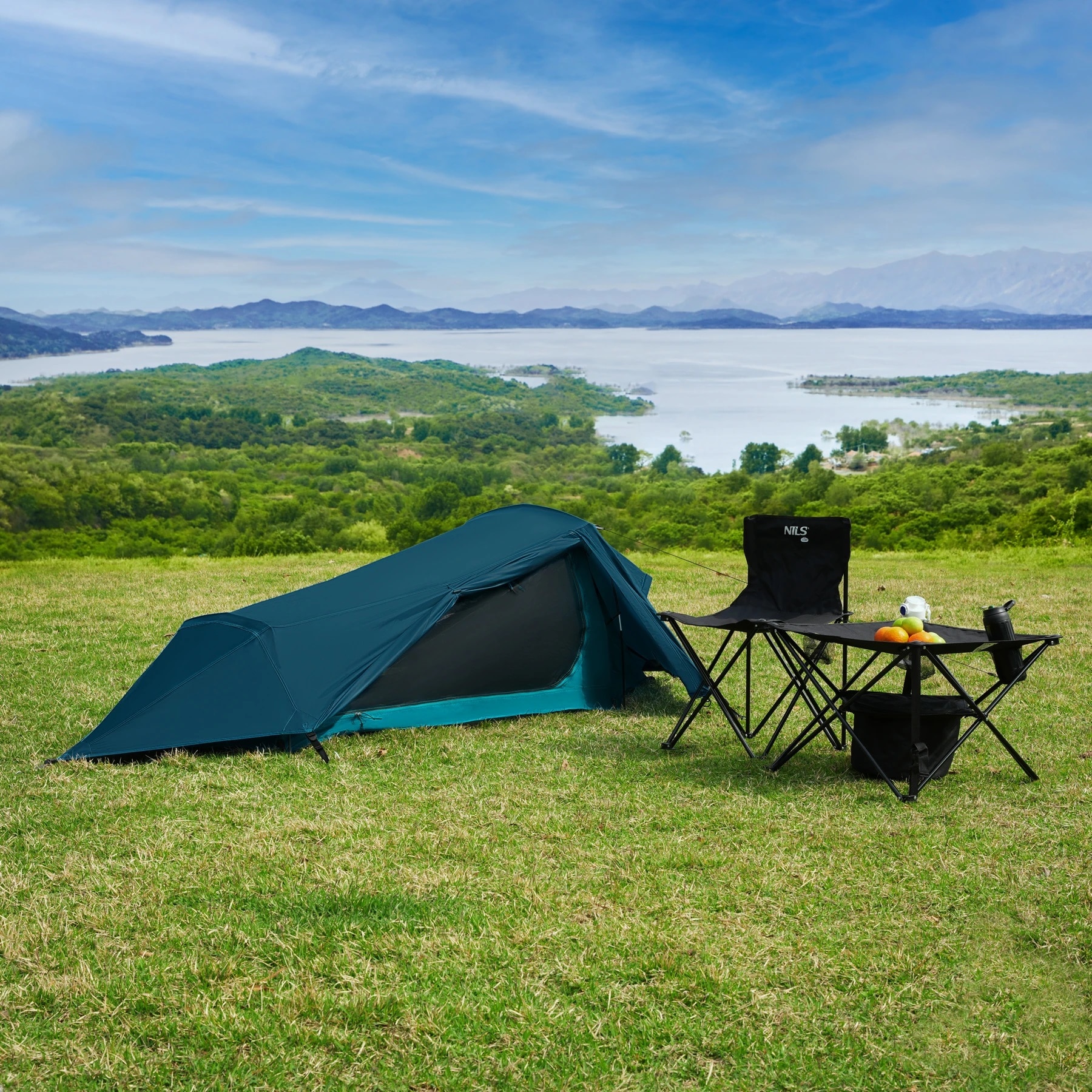 Namiot 1-osobowy Nils Camp NC2501 Ultra Light Skyair 1 - Niebieski