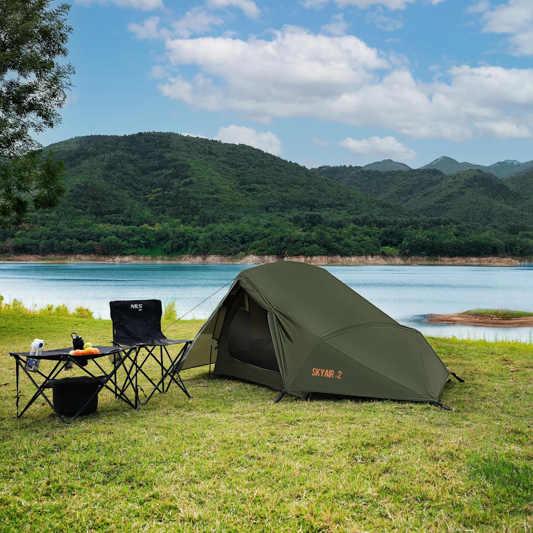 Намет 2-місний Nils Camp NC2502 Ultra Light Skyair 2 - Зелений