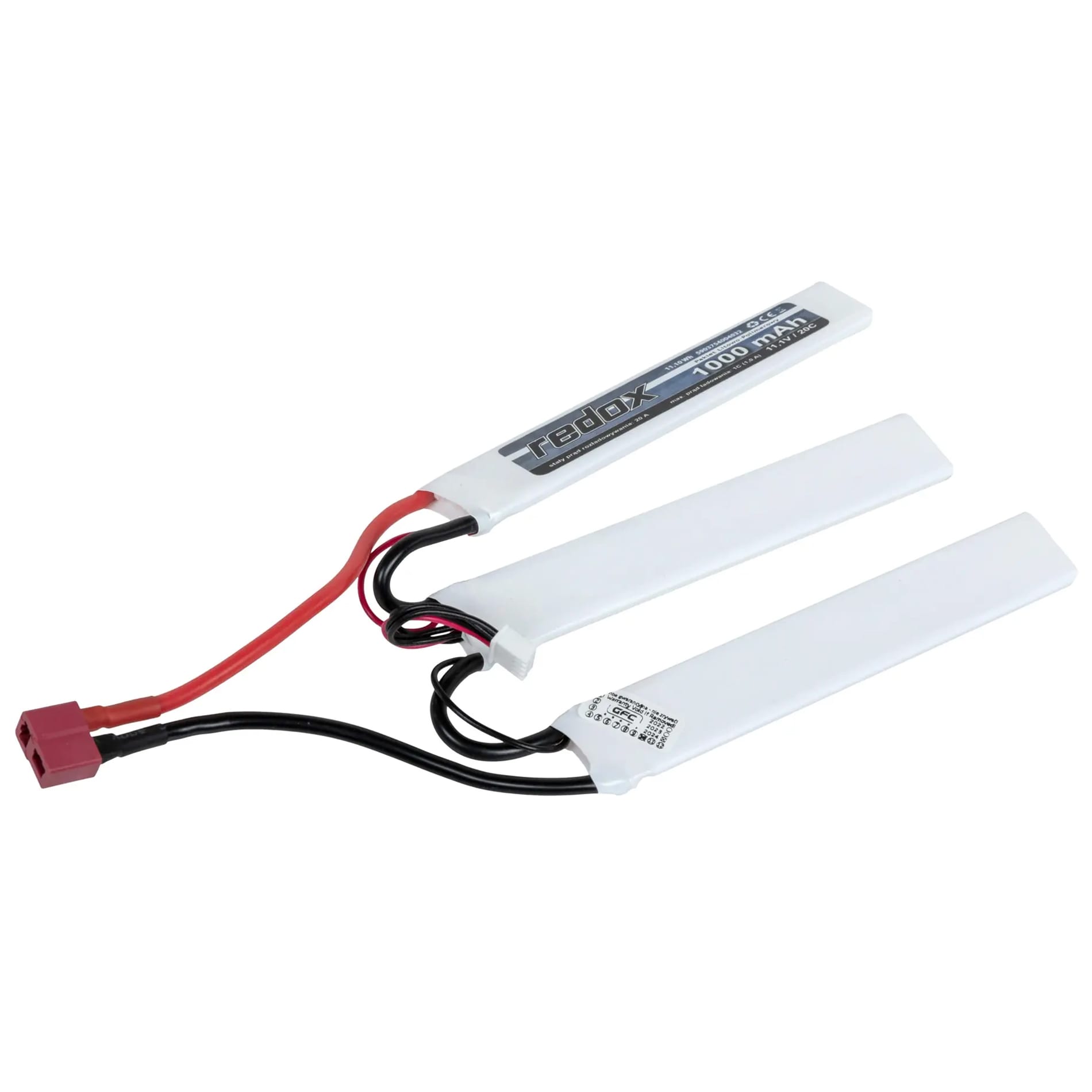 Akumulator ASG Redox Li-Po (1+1+1) 20C Dean 11,1 V 1000 mAh