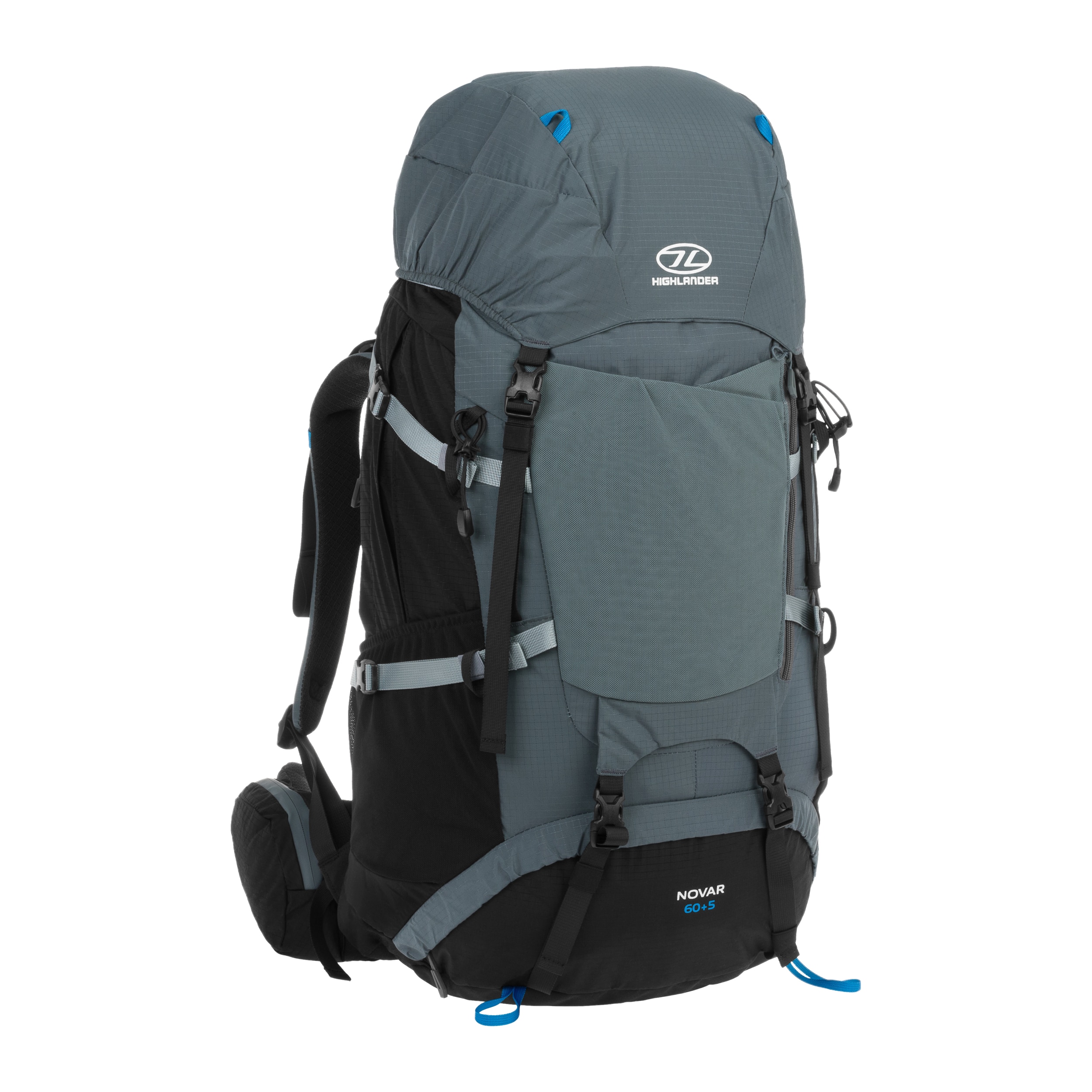 Plecak Highlander Outdoor Novar 60+5 l - Dark Grey
