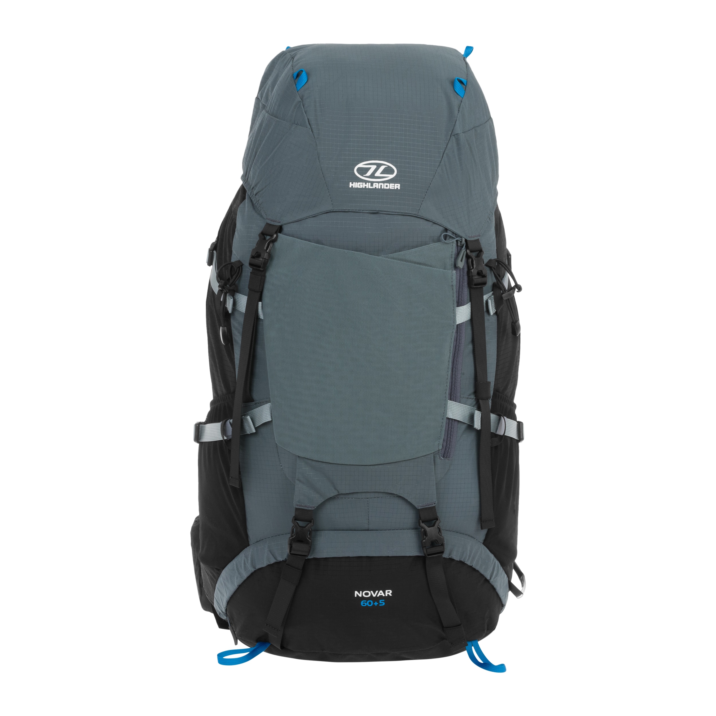 Plecak Highlander Outdoor Novar 60+5 l - Dark Grey
