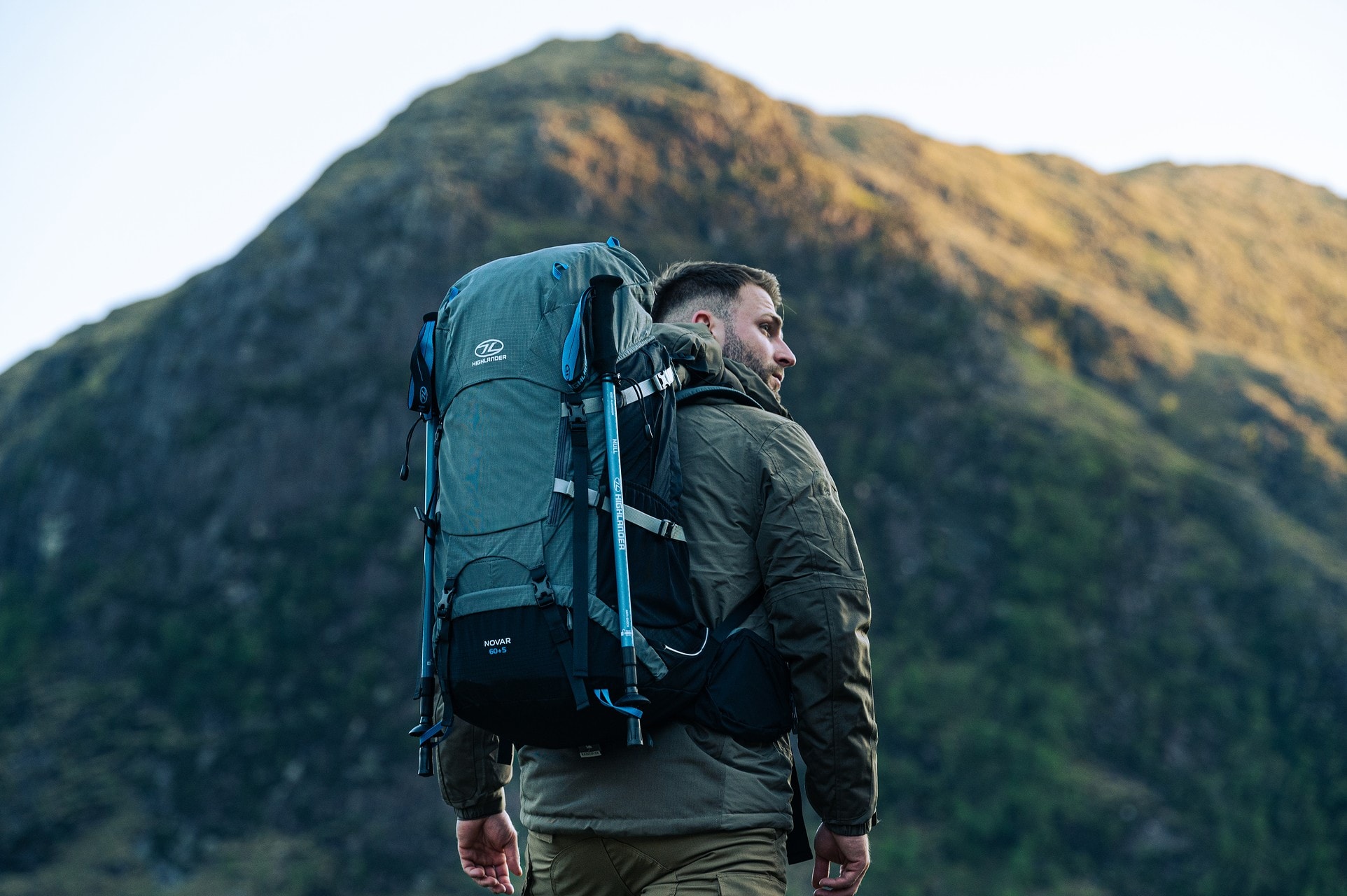 Plecak Highlander Outdoor Novar 60+5 l - Dark Grey