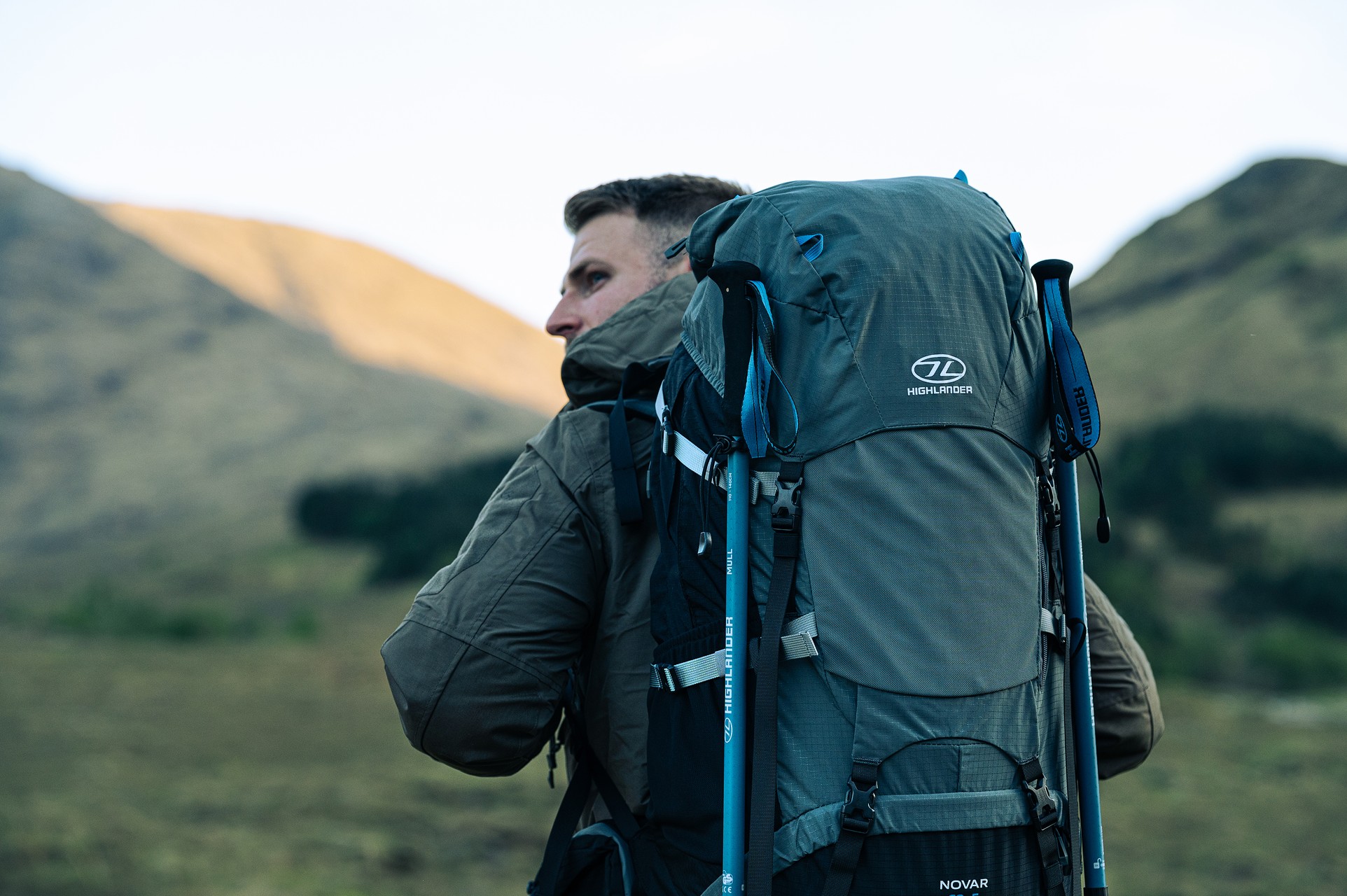 Plecak Highlander Outdoor Novar 60+5 l - Dark Grey