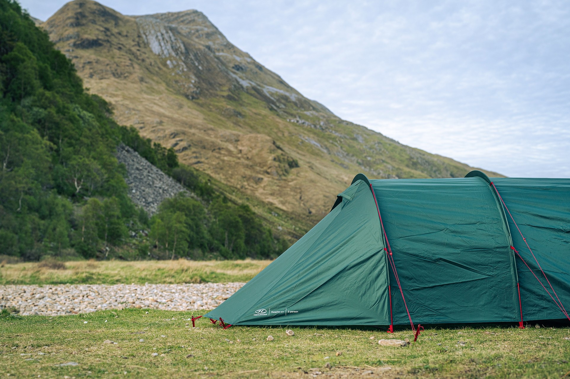 Namiot 2-osobowy Highlander Outdoor Respite Extended Tunnel Tent - Pine Green