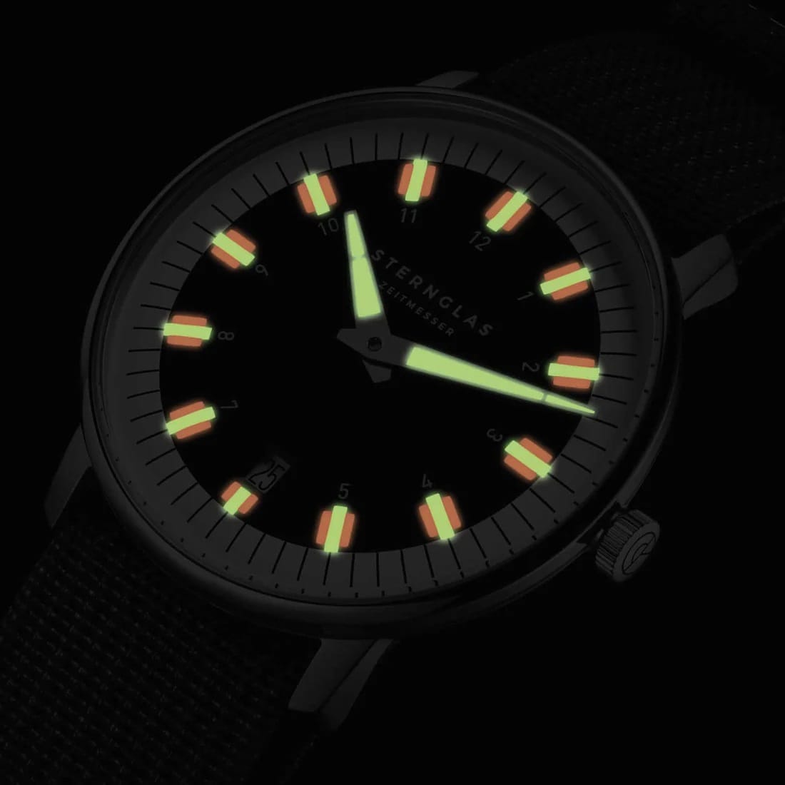 Zegarek Sternglas Egor Quartz - Black/Silver