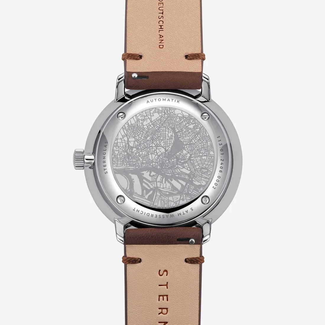 Zegarek Sternglas Hamburg Automatik - New Graphite