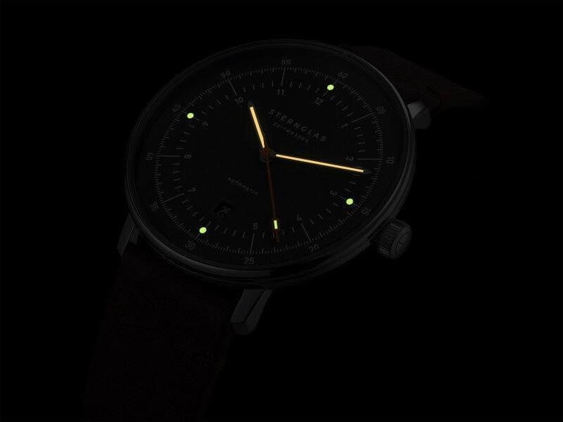 Zegarek Sternglas Hamburg Automatik - New Graphite