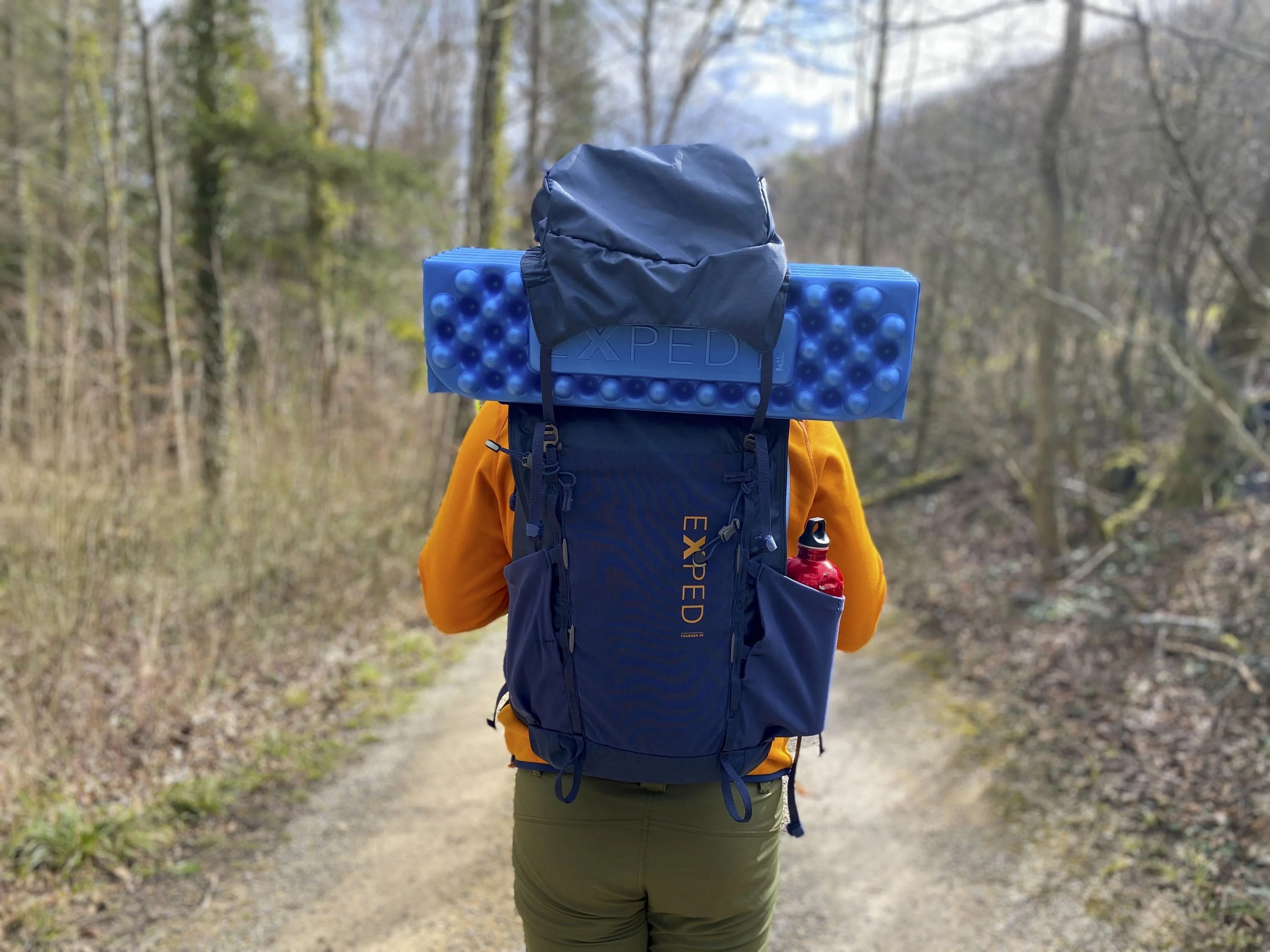 Mata składana Exped Flex Mat Plus M 183 x 52 cm - Blue